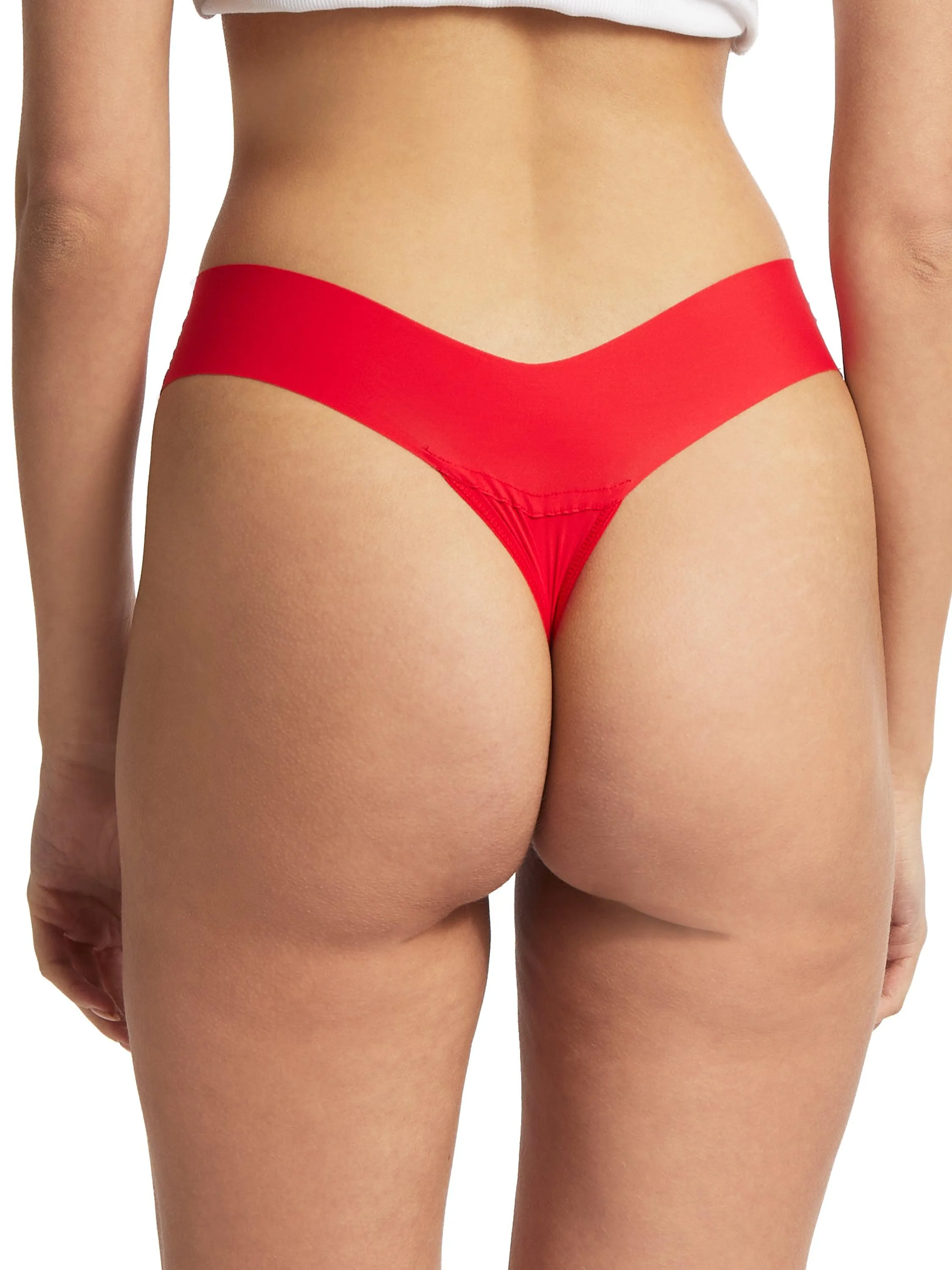 BreatheSoft® Natural Rise Thong Sleigh Queen Red sold by Hanky Panky product image thumbnail 3