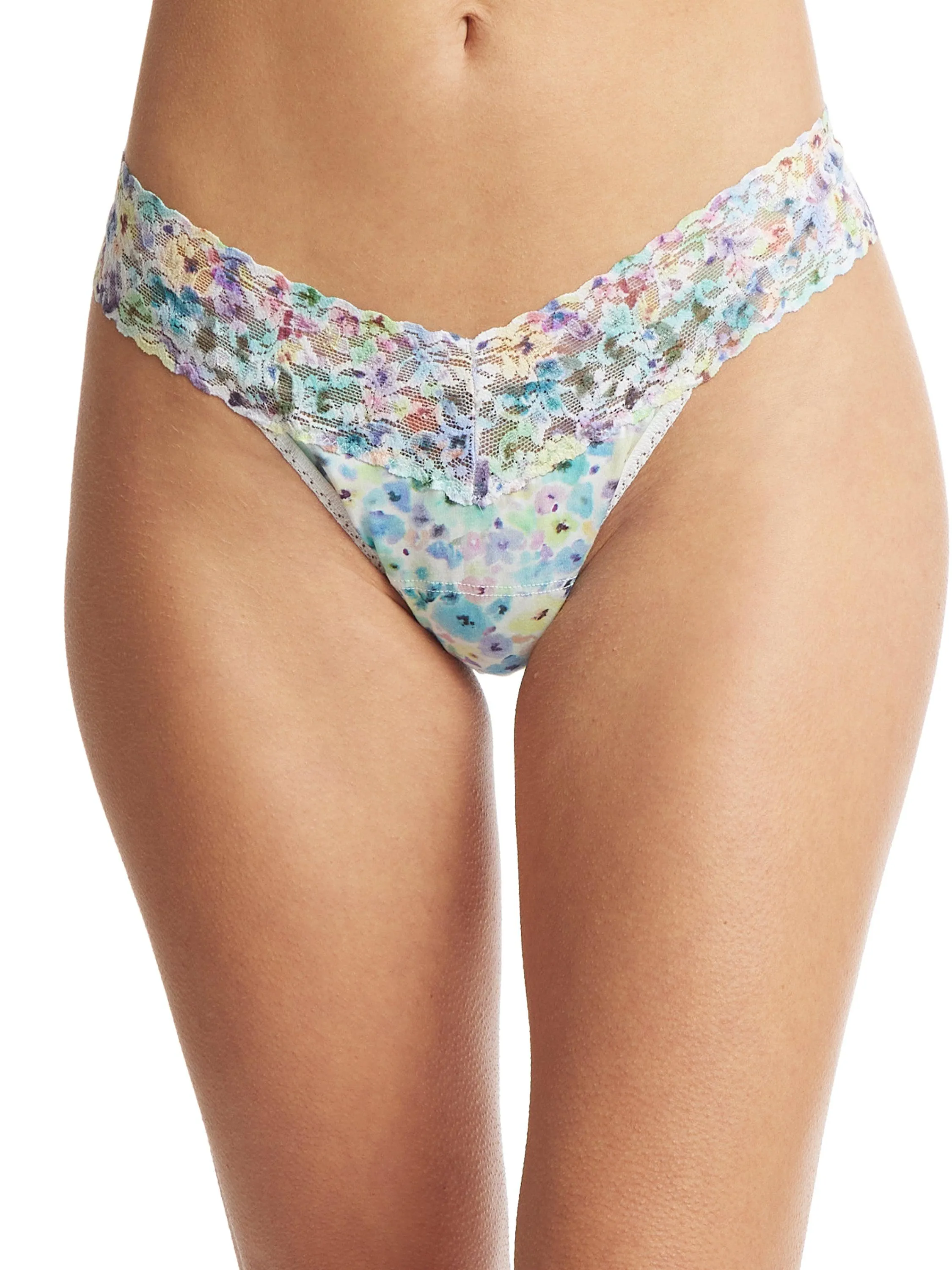 Supima Cotton Printed Low Rise Thong Wishful Thinking Sale sold by Hanky Panky product image thumbnail 2