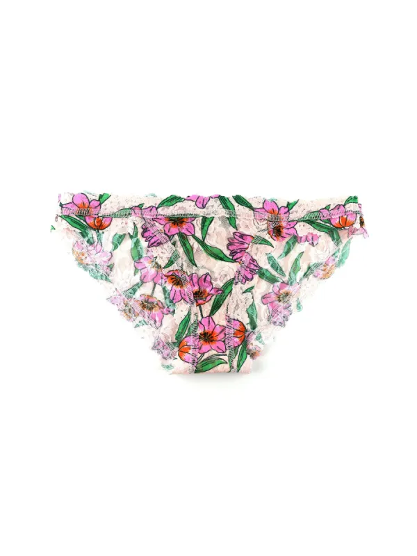 Printed Signature Lace Brazilian Bikini Sale sold by Hanky Panky