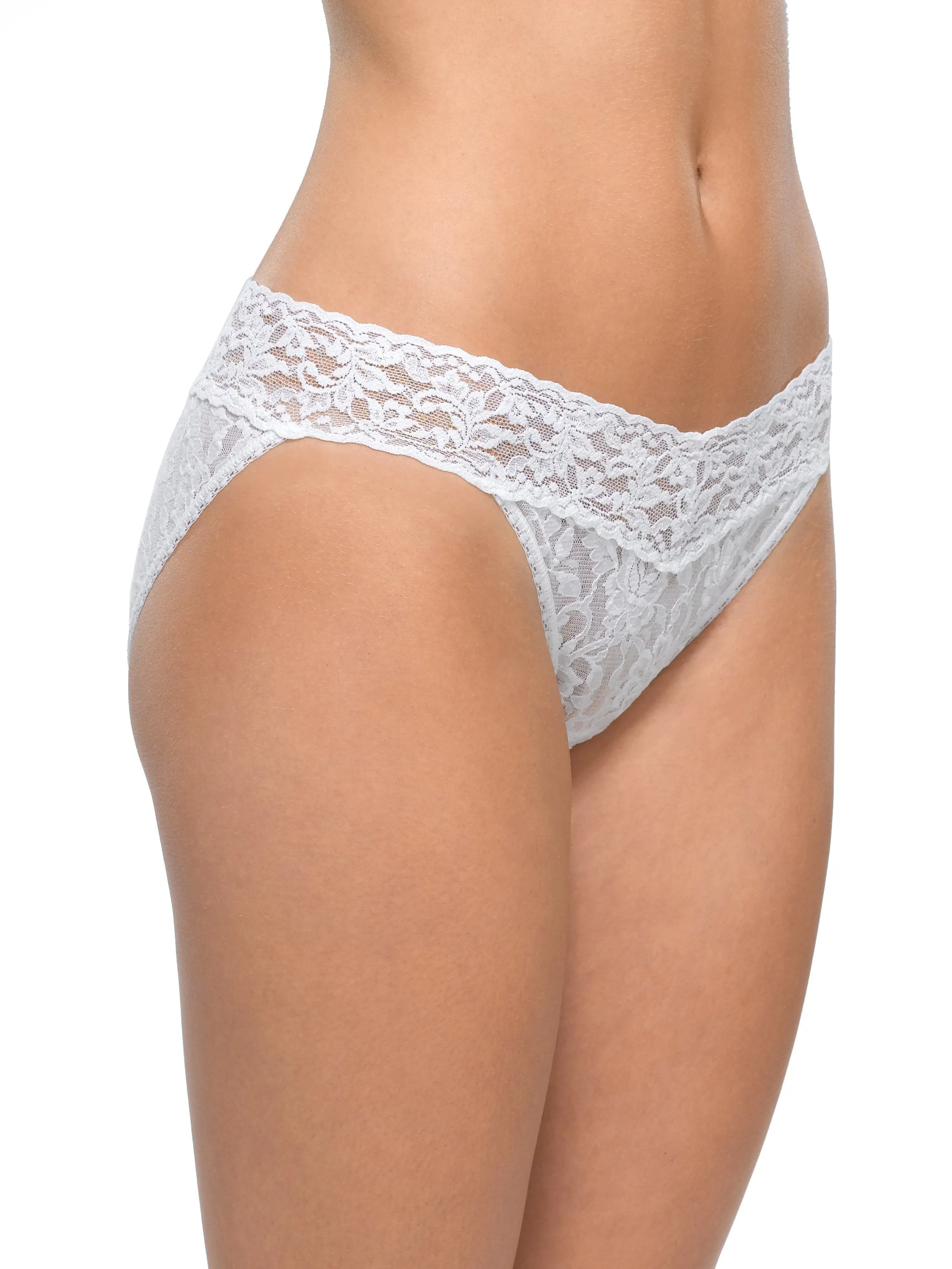 Signature Lace® V-Kini White sold by Hanky Panky product image thumbnail 5