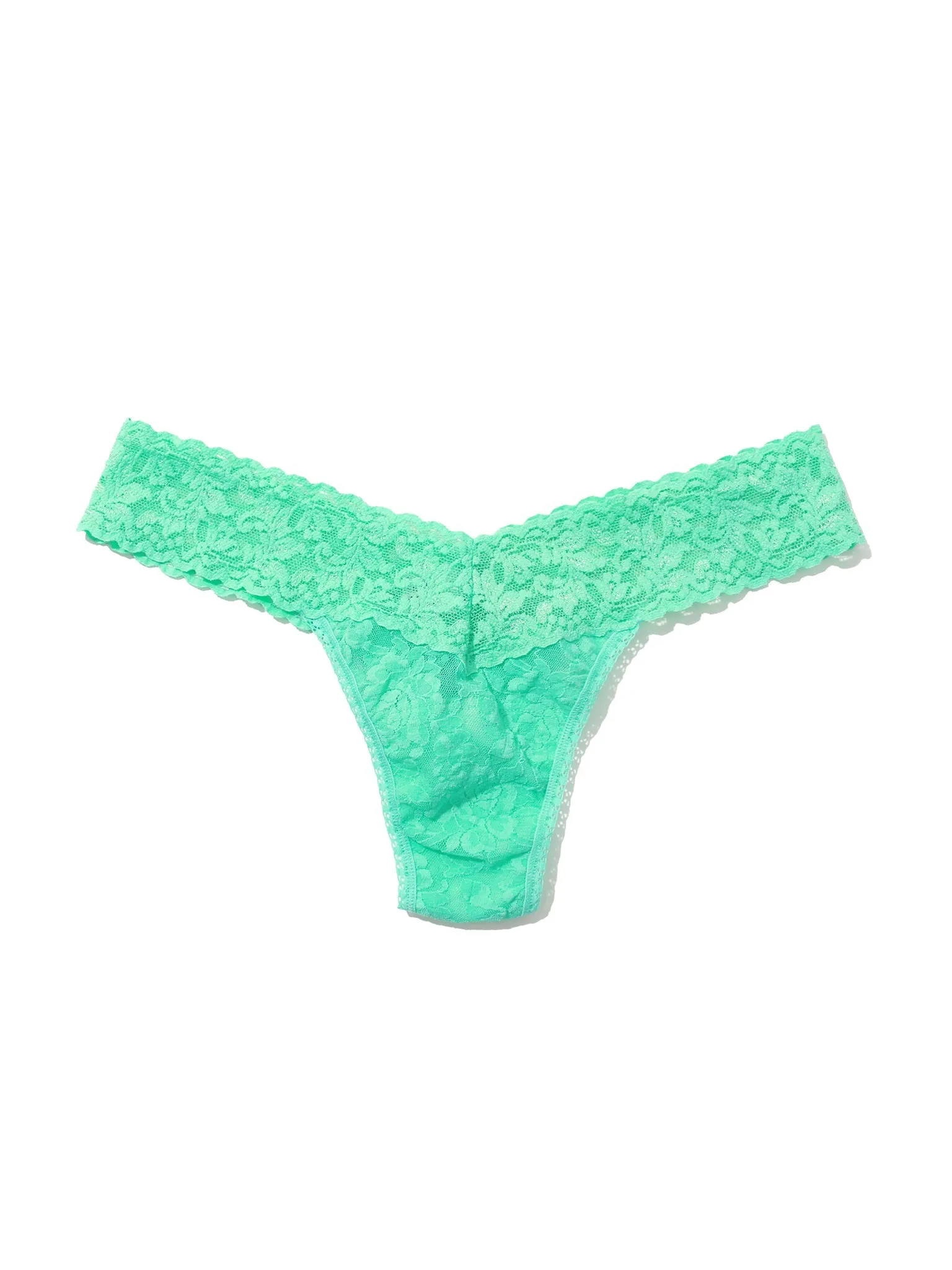 4911® Signature Lace® Low Rise Thong Tulum Green sold by Hanky Panky product image thumbnail 3