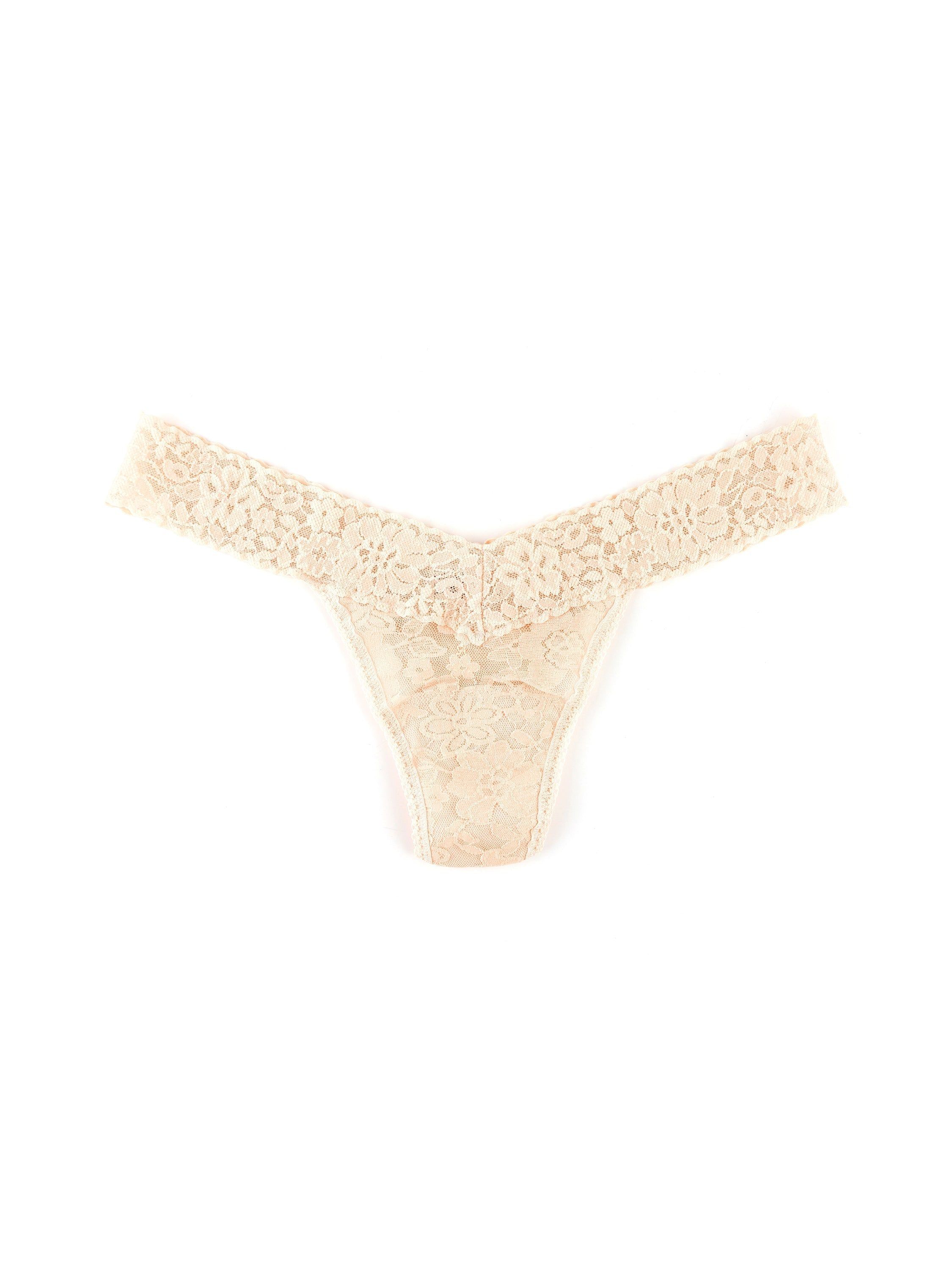 Daily Lace™ Low Rise Thong Vanilla Sale sold by Hanky Panky