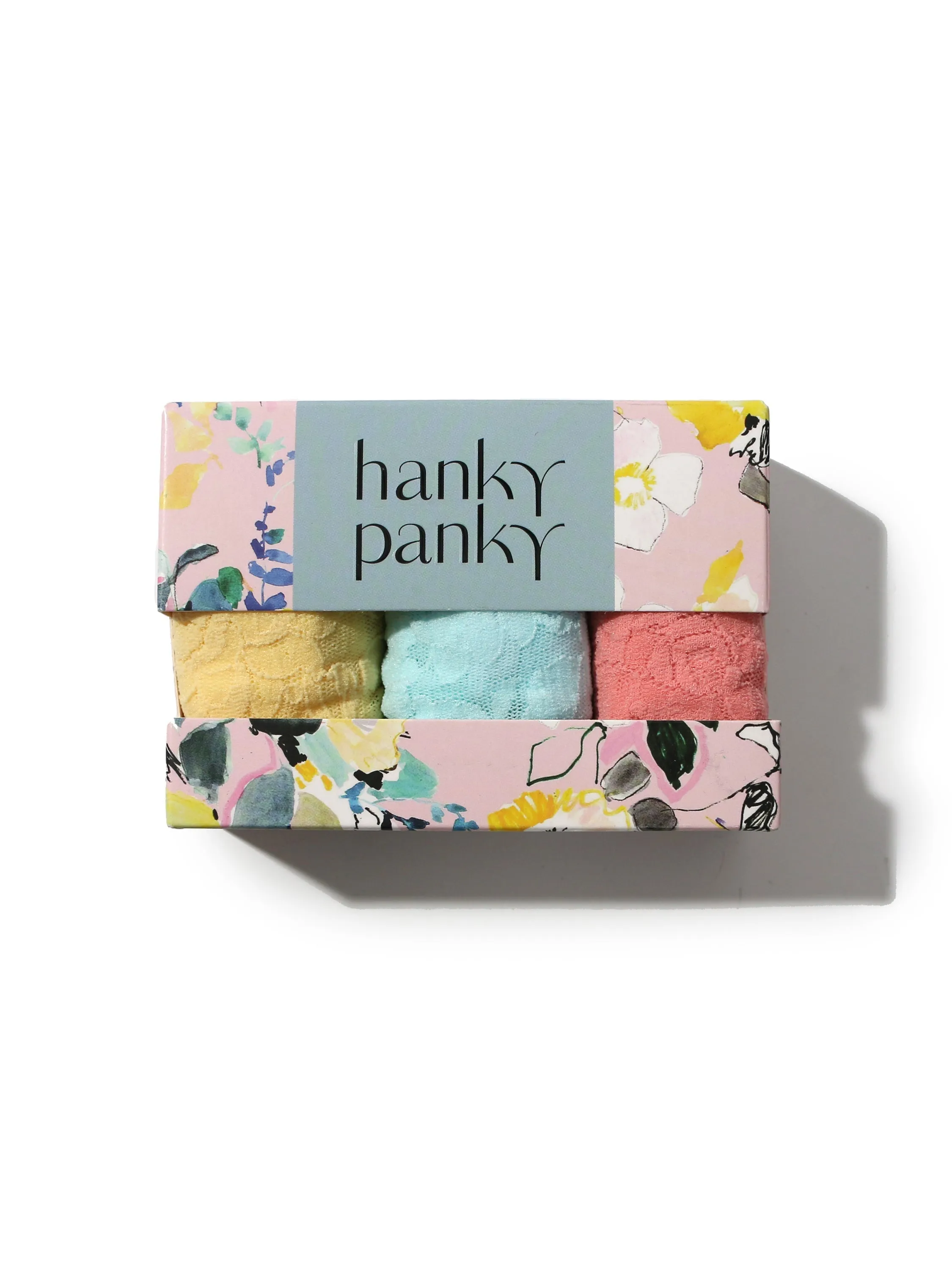 3 Pack Signature Lace Low Rise Thongs In Printed Box Sale sold by Hanky Panky product image thumbnail 3