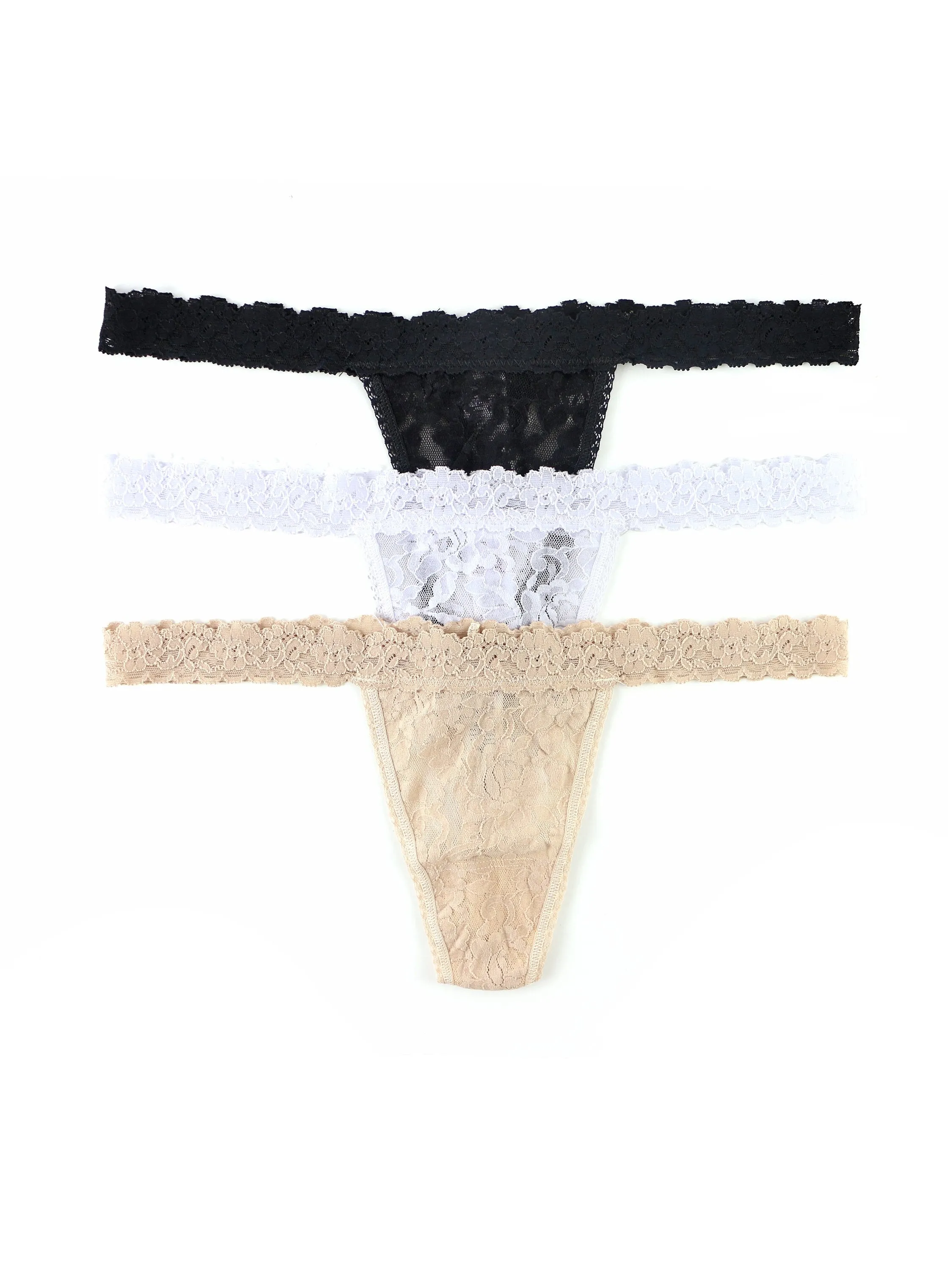 3 Pack Signature Lace® G-string sold by Hanky Panky