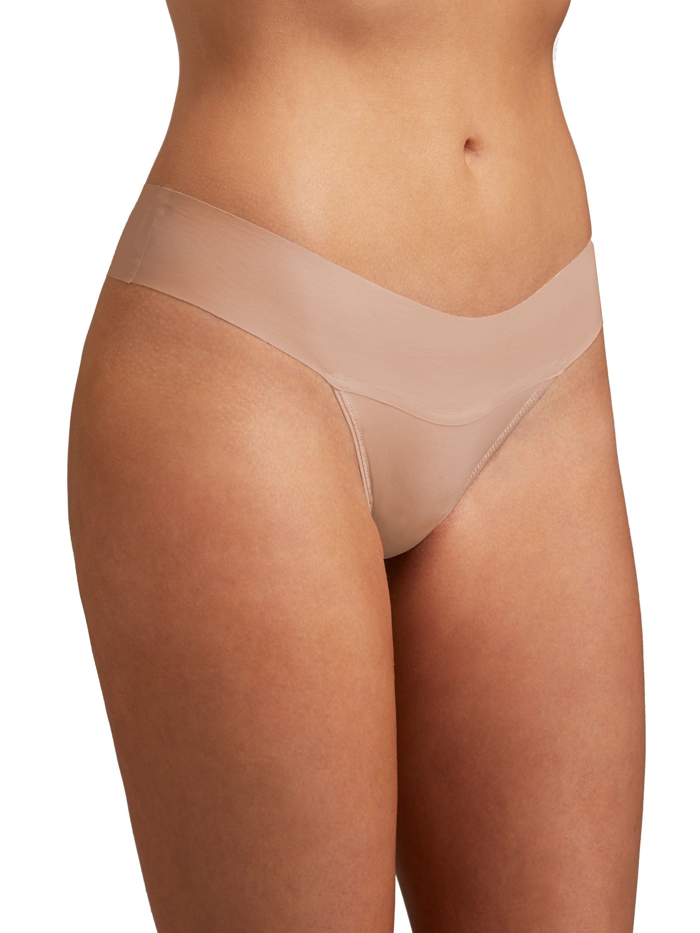 BreatheSoft™ Natural Rise Thong sold by Hanky Panky product image thumbnail 2