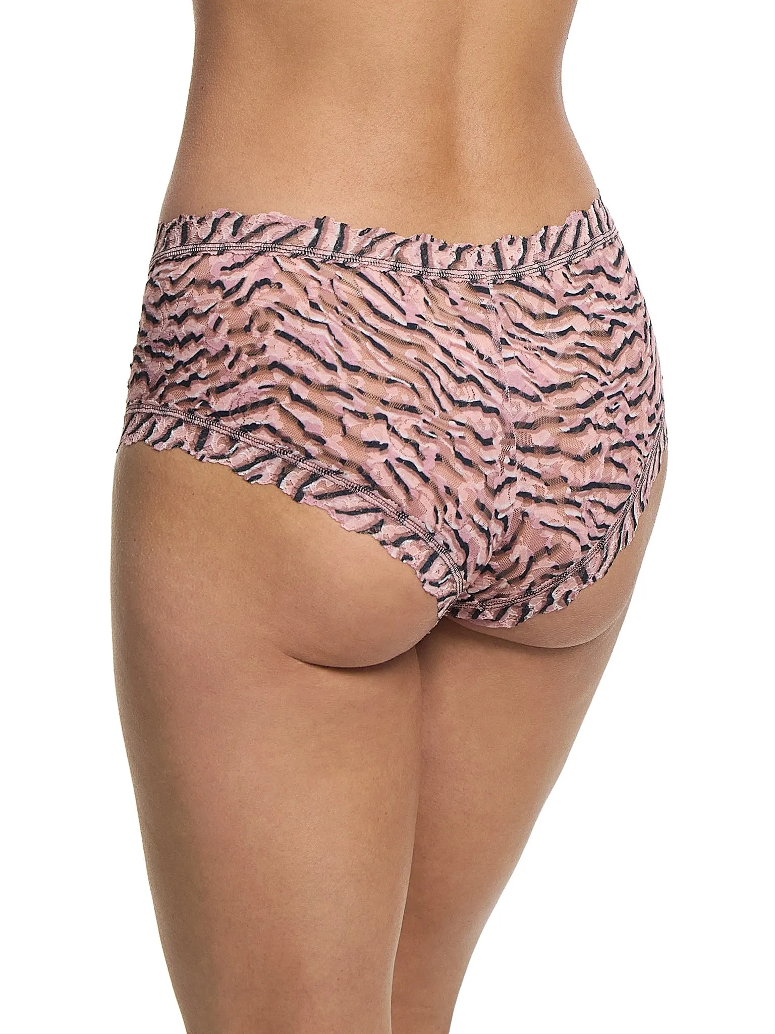 Printed Signature Lace® Boyshort Offbeat Neutral sold by Hanky Panky product image thumbnail 2
