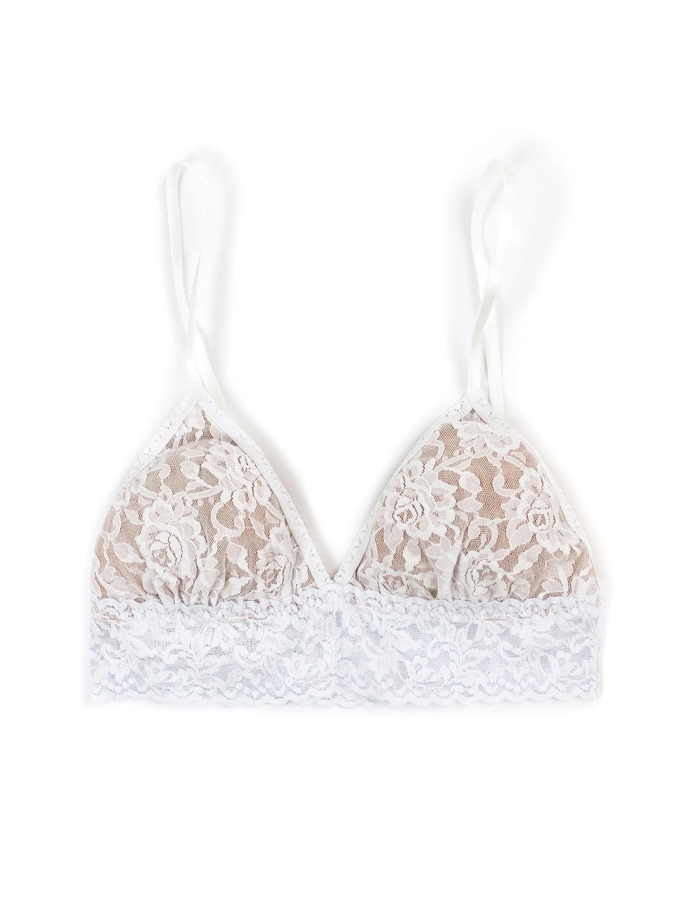 Signature Lace® Padded Triangle Bralette White sold by Hanky Panky product image thumbnail 2