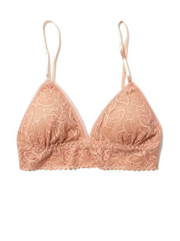 Re-Leaf Padded Triangle Bralette Stardust Beige Sale sold by Hanky Panky