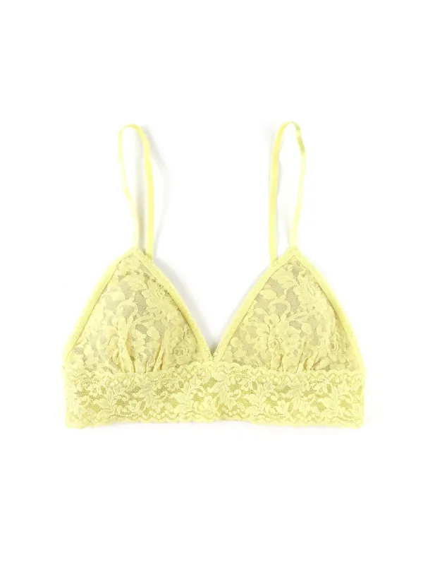 Signature Lace Padded Triangle Bralette Smile More Sale sold by Hanky Panky