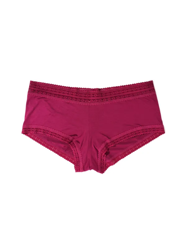 Plus Size DreamEase™ Boyshort Exclusive California Raisin Purple sold by Hanky Panky