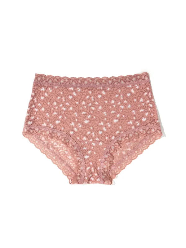 Cross-Dyed Leopard High Rise Boyshort sold by Hanky Panky