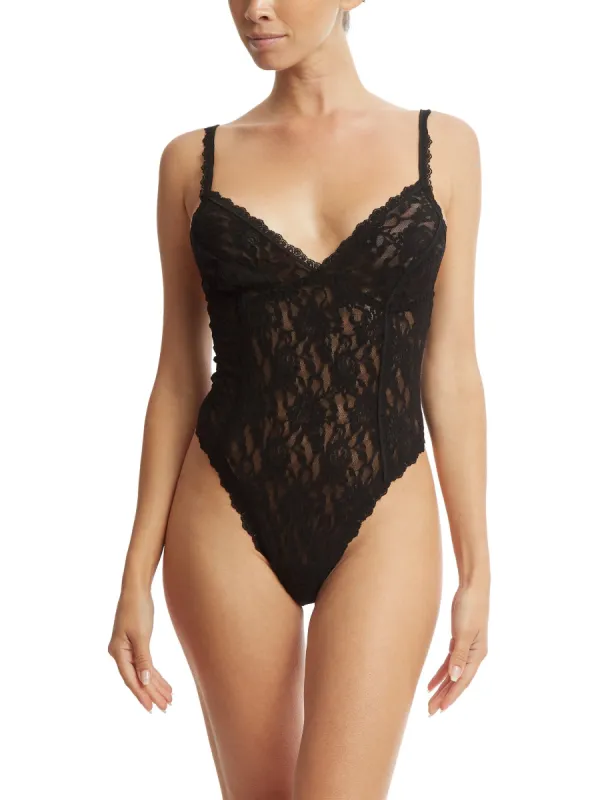 Signature Lace Seamed Bodysuit sold by Hanky Panky