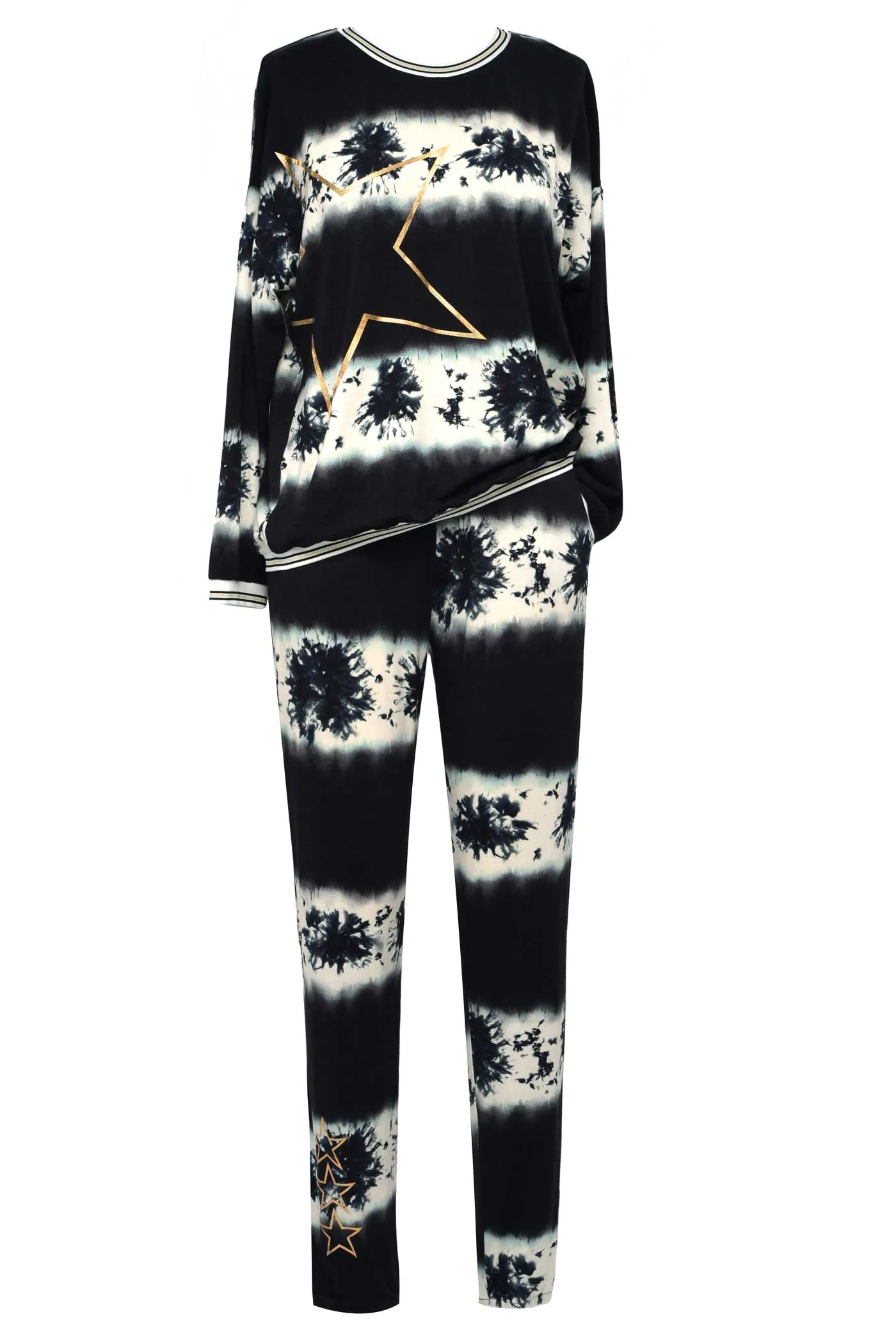 Mommy Retro Tie-Dye Gold Star Set sold by Hannah Banana