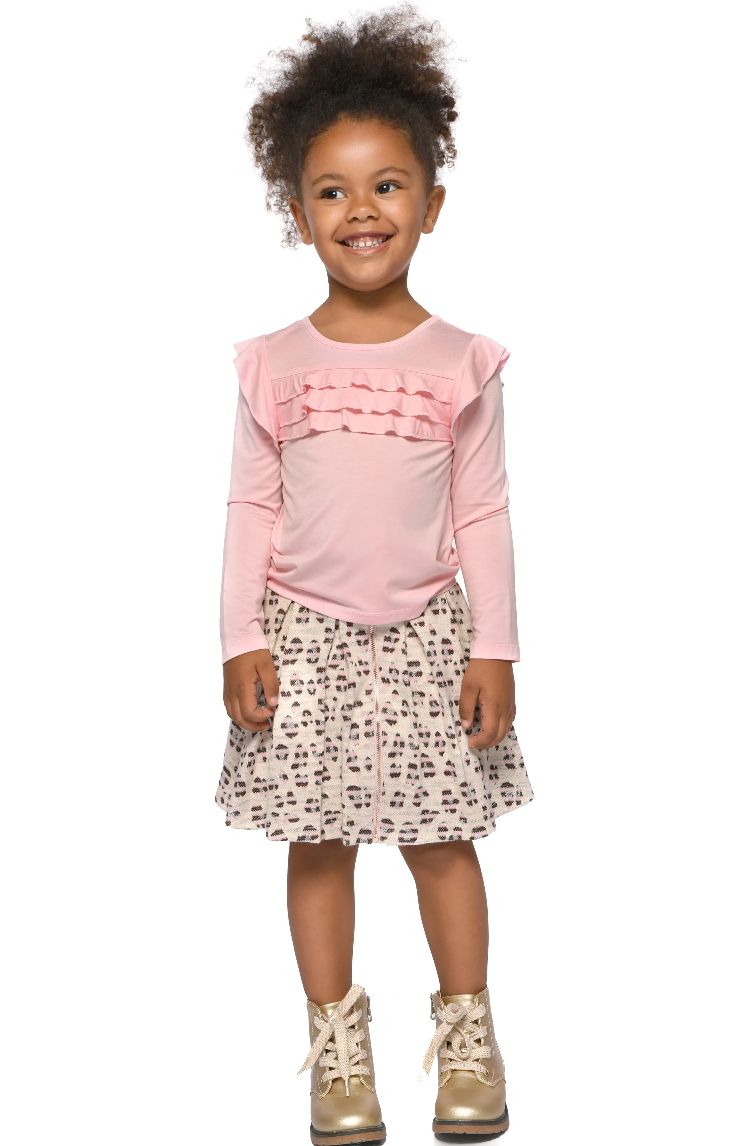 PLEATED SKIRT W/ FRONT ZIPPER DETAIL sold by Hannah Banana product image thumbnail 3