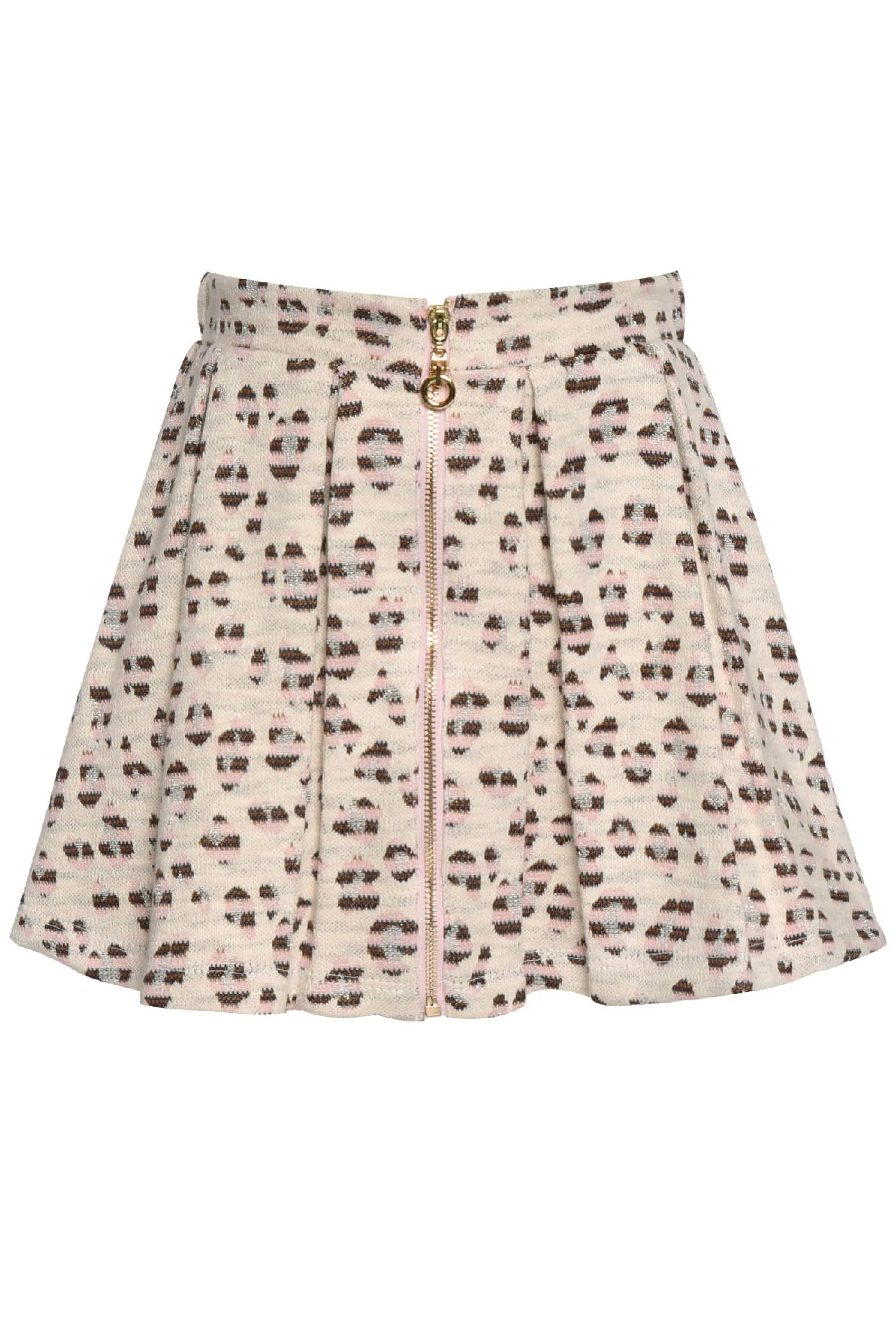 PLEATED SKIRT W/ FRONT ZIPPER DETAIL sold by Hannah Banana