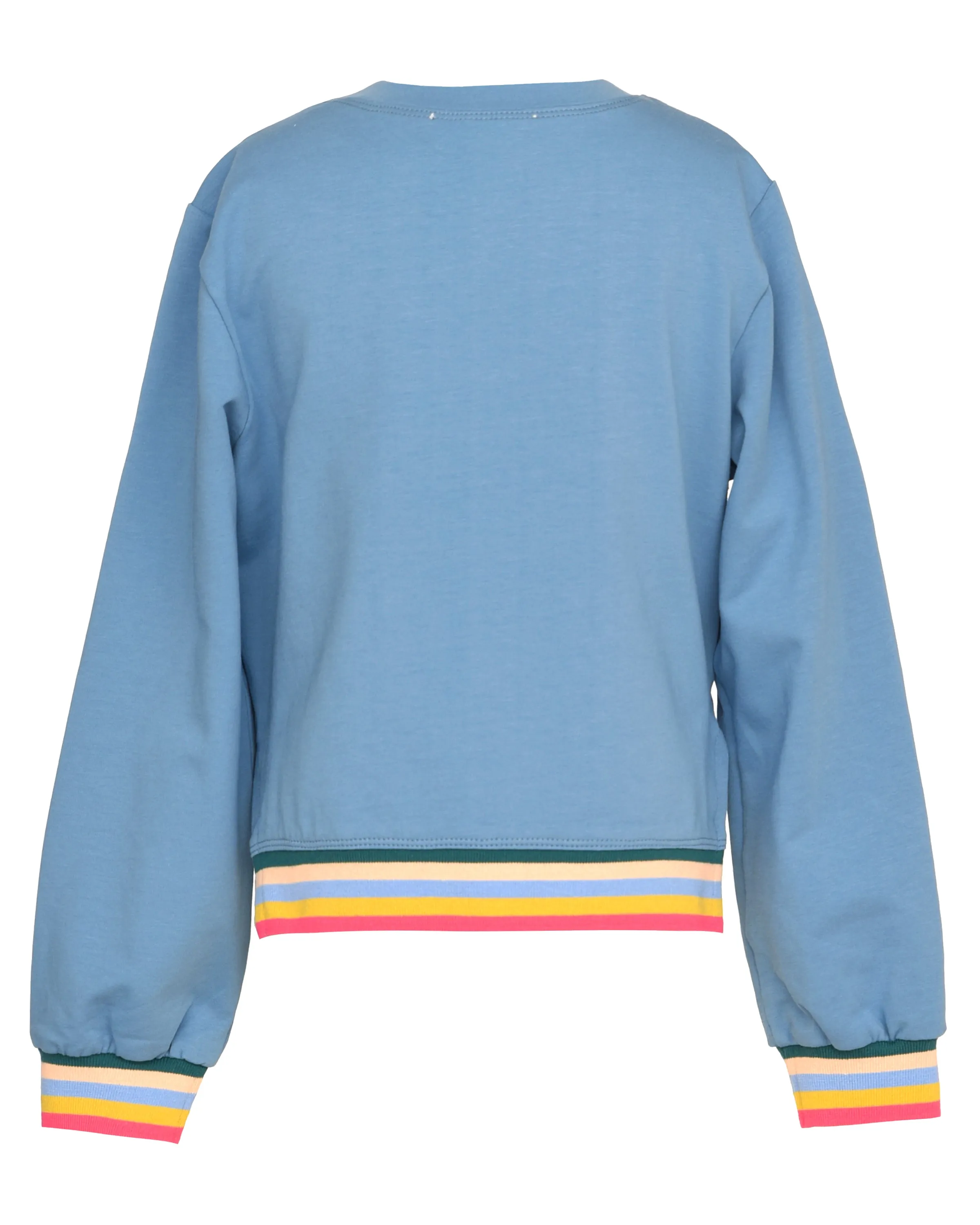 OPEN SIDE SWEATSHIRT WITH COLORFUL FLOWER sold by Hannah Banana product image thumbnail 2