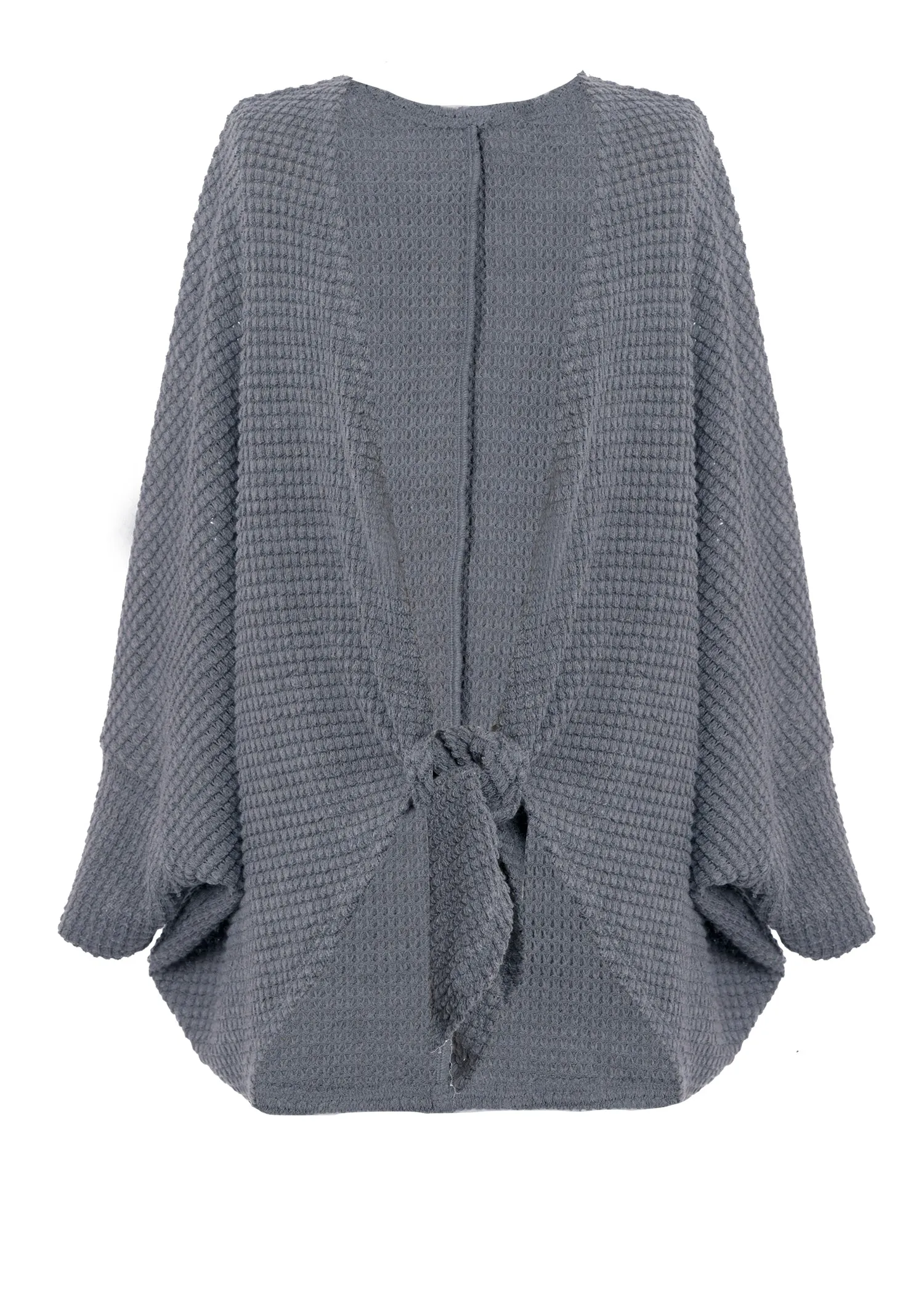 OVERSIZE DOLMAN TIE FRONT CARDIGAN sold by Hannah Banana