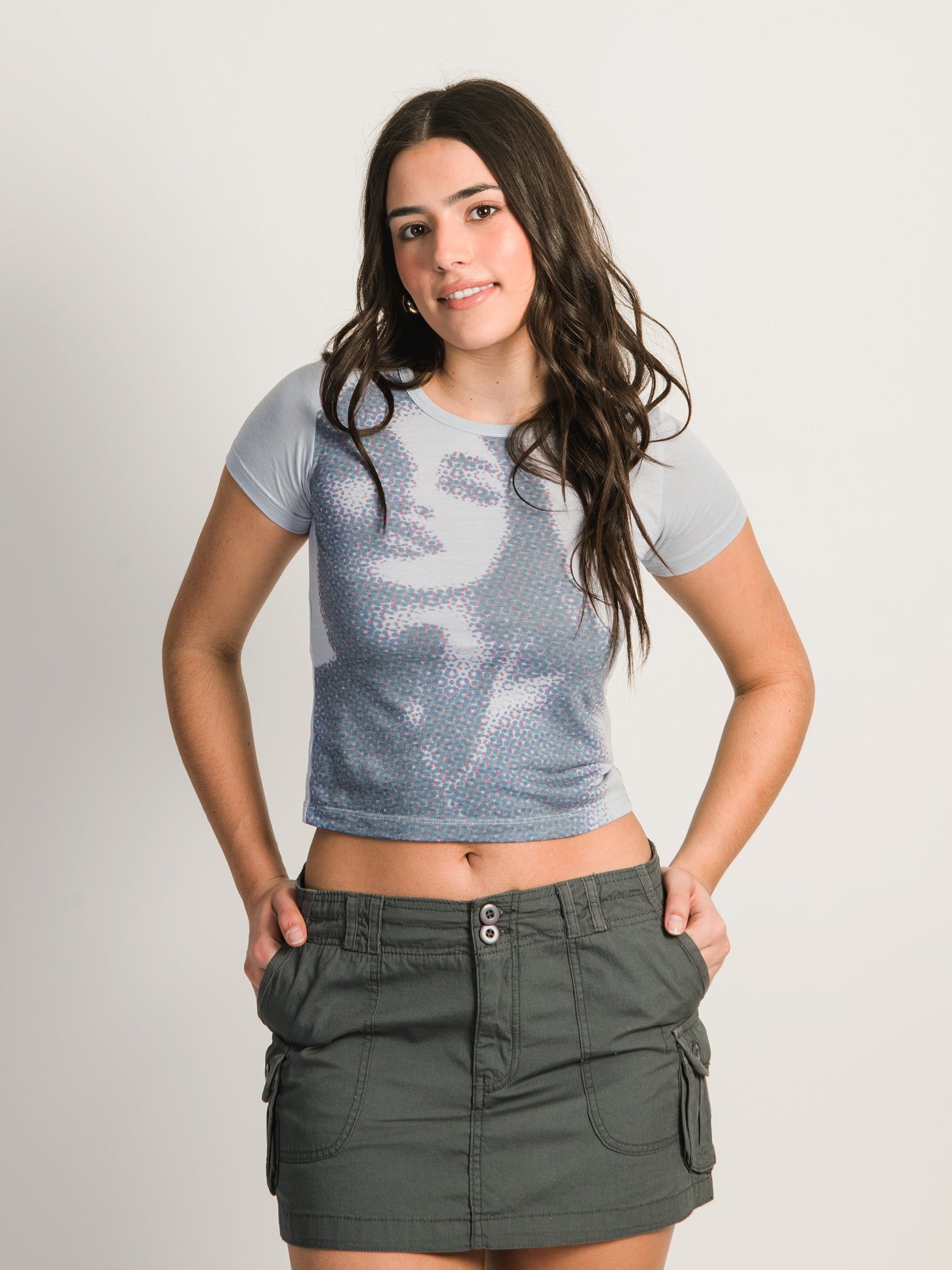 HARLOW STEVIE TEE - BABY BLUE sold by Harlow