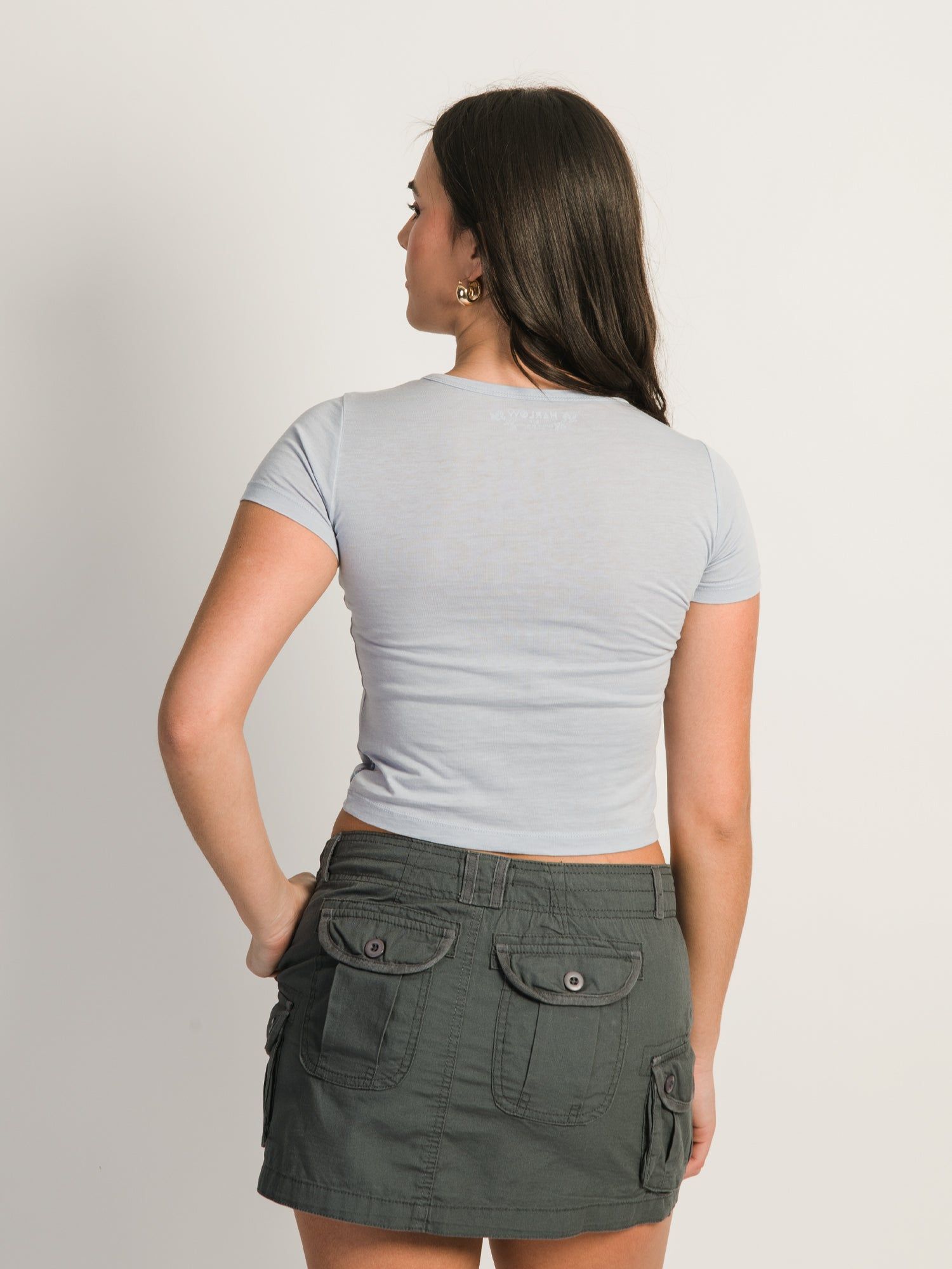 HARLOW STEVIE TEE - BABY BLUE sold by Harlow product image thumbnail 3