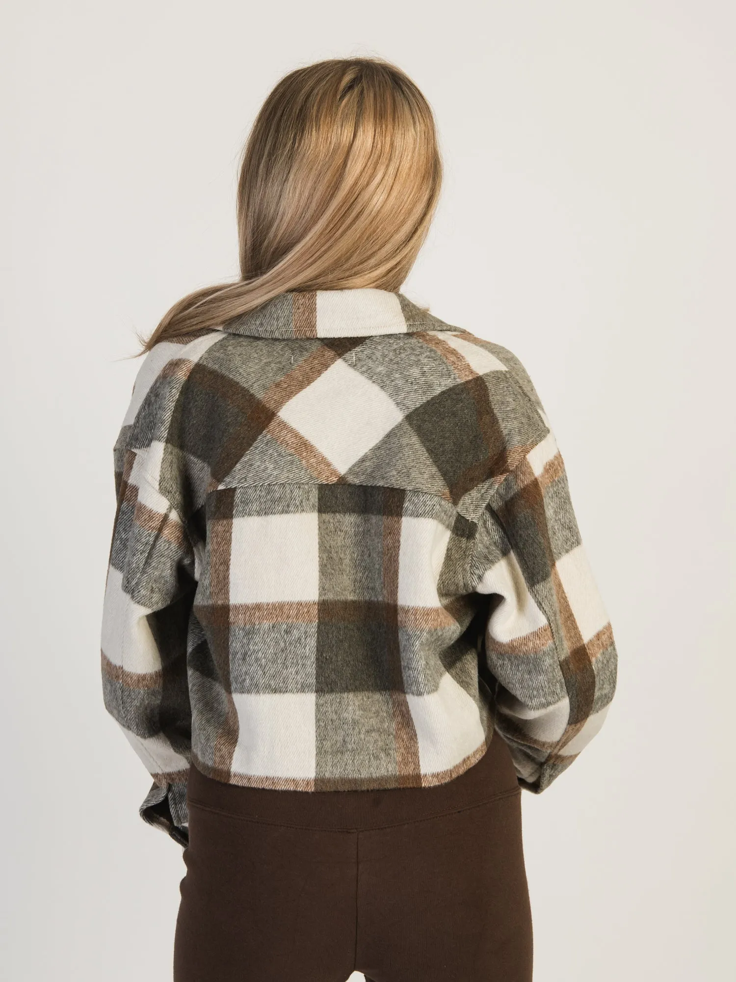 HARLOW BRITTANY CROPPED JACKET - GREY/WHITE sold by Harlow product image thumbnail 4