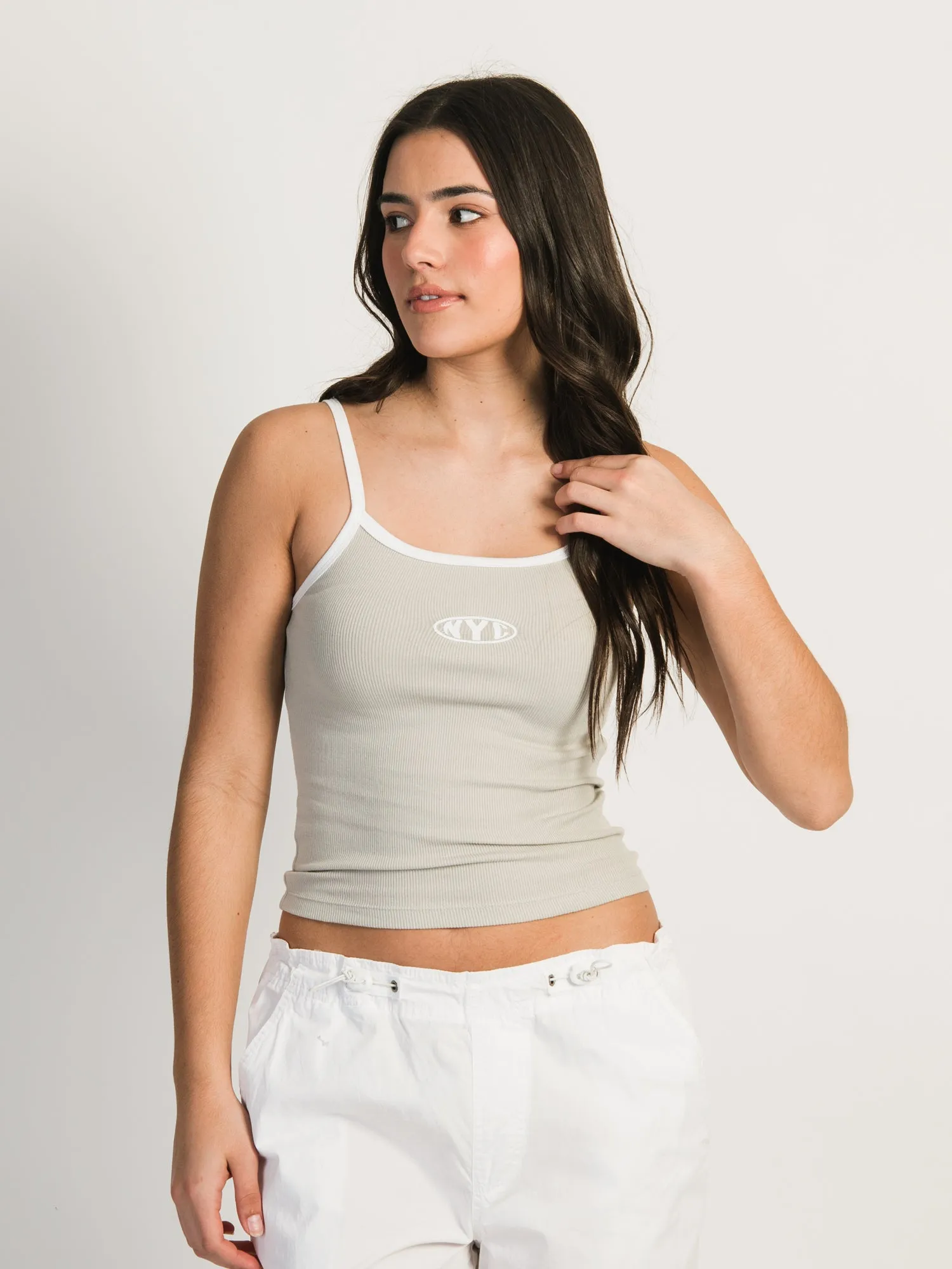 HARLOW LOGAN PRINT TANK TOP - ROCK sold by Harlow