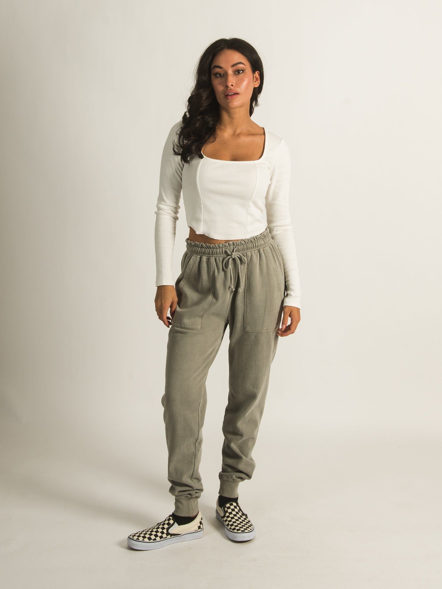 HARLOW HIGH RISE FLEECE JOGGER sold by Harlow