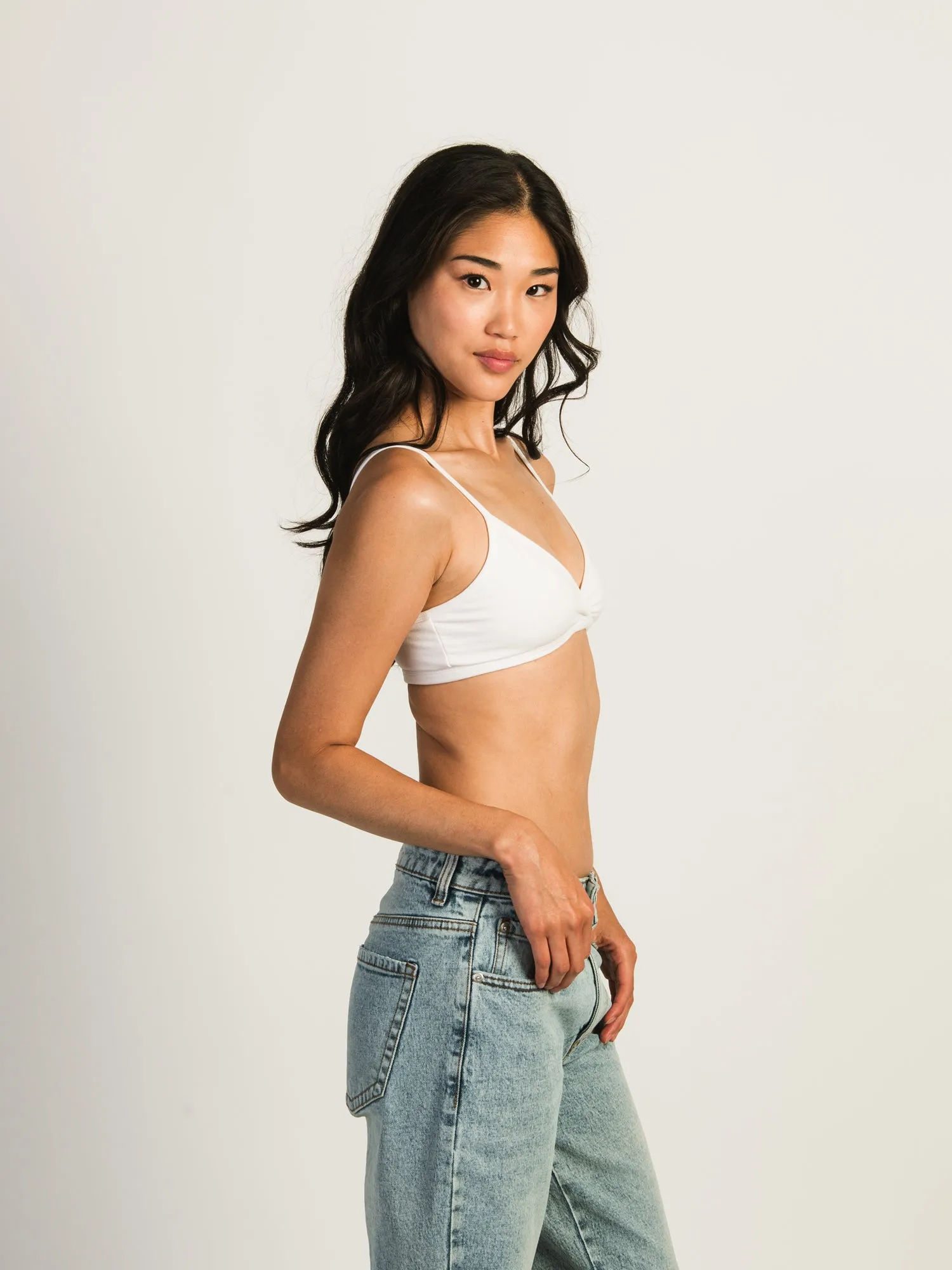HARLOW CLASSIC TRIANGLE BRALETTE - WHITE sold by Harlow product image thumbnail 2