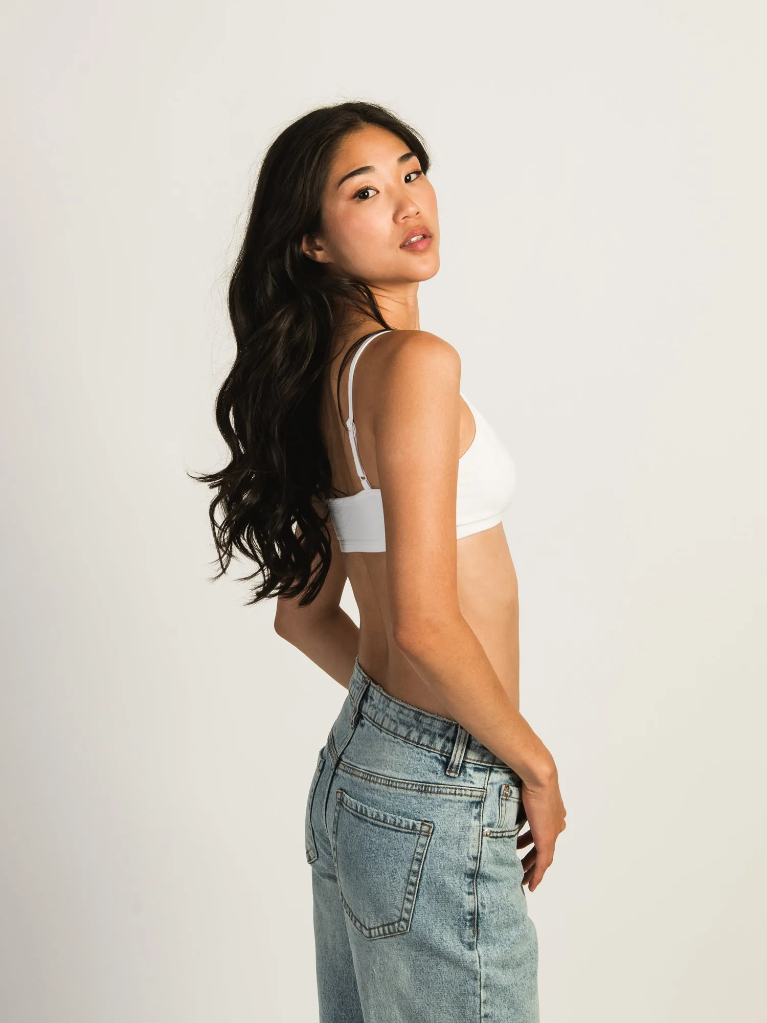 HARLOW CLASSIC TRIANGLE BRALETTE - WHITE sold by Harlow product image thumbnail 3