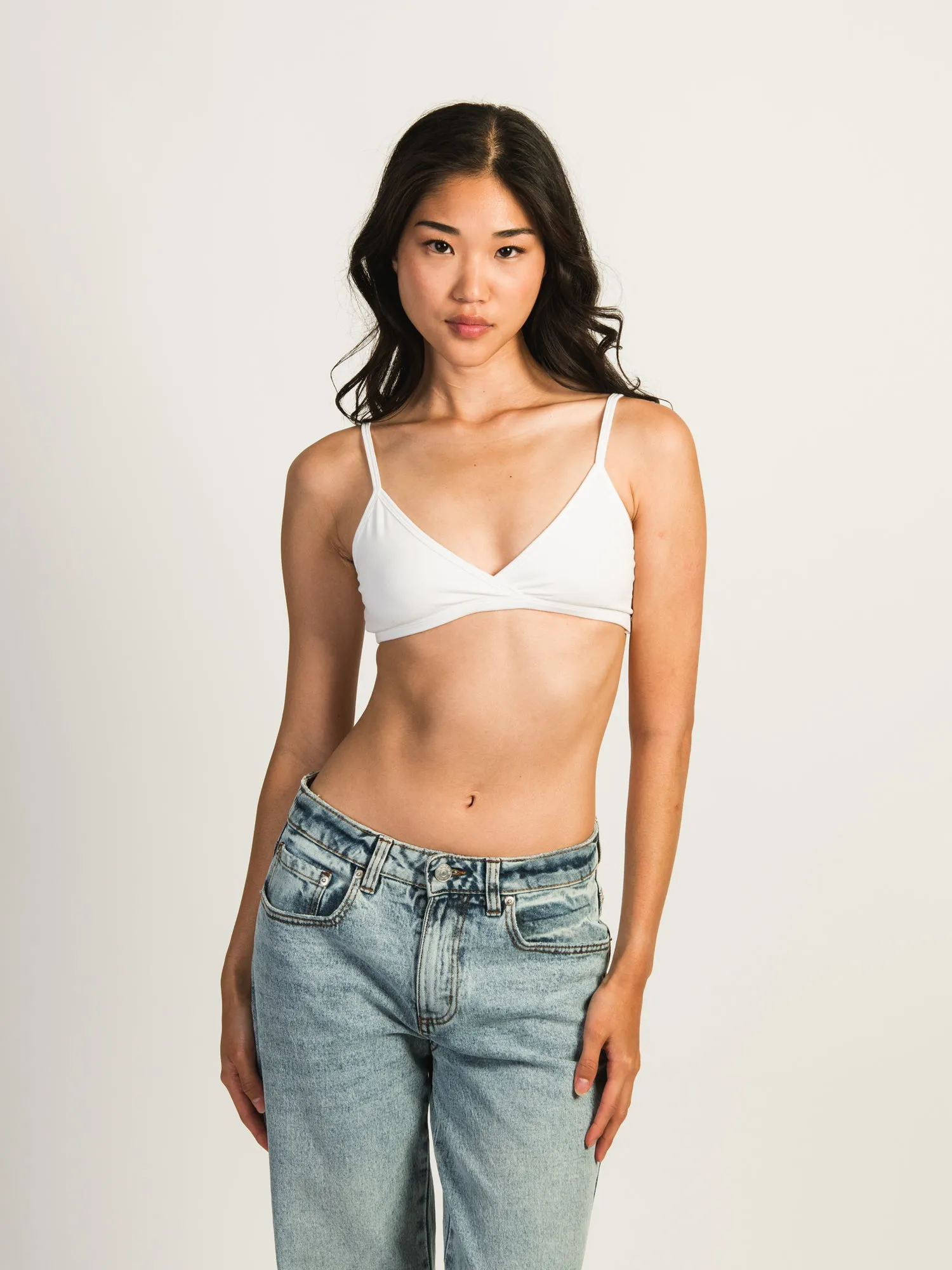 HARLOW CLASSIC TRIANGLE BRALETTE - WHITE sold by Harlow
