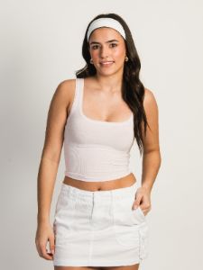 HARLOW LUCIE TANK TOP - BABY PINK sold by Harlow