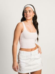 HARLOW LUCIE TANK TOP - BABY PINK sold by Harlow