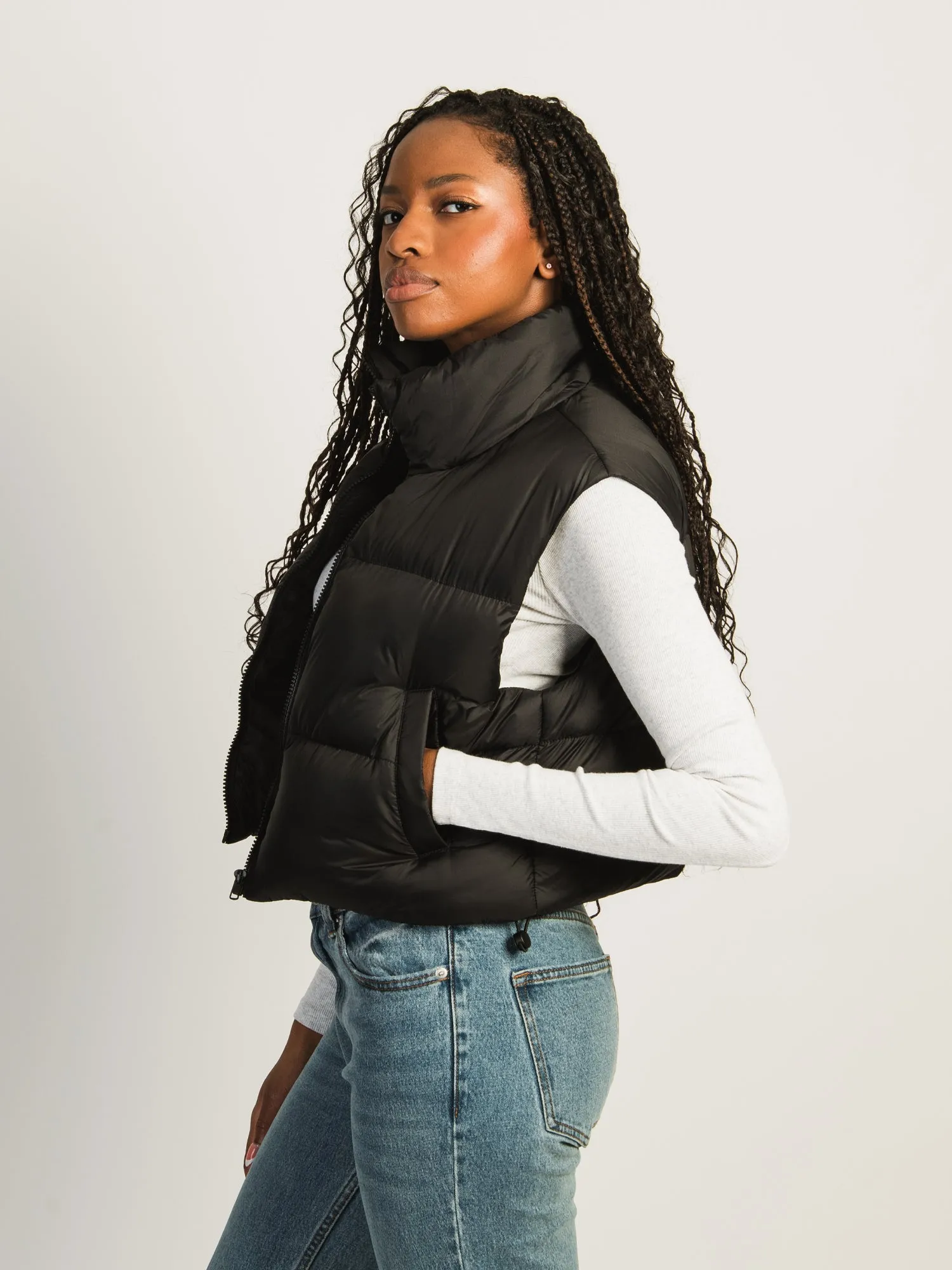 HARLOW PEGGY PUFFER VEST - BLACK sold by Harlow product image thumbnail 2