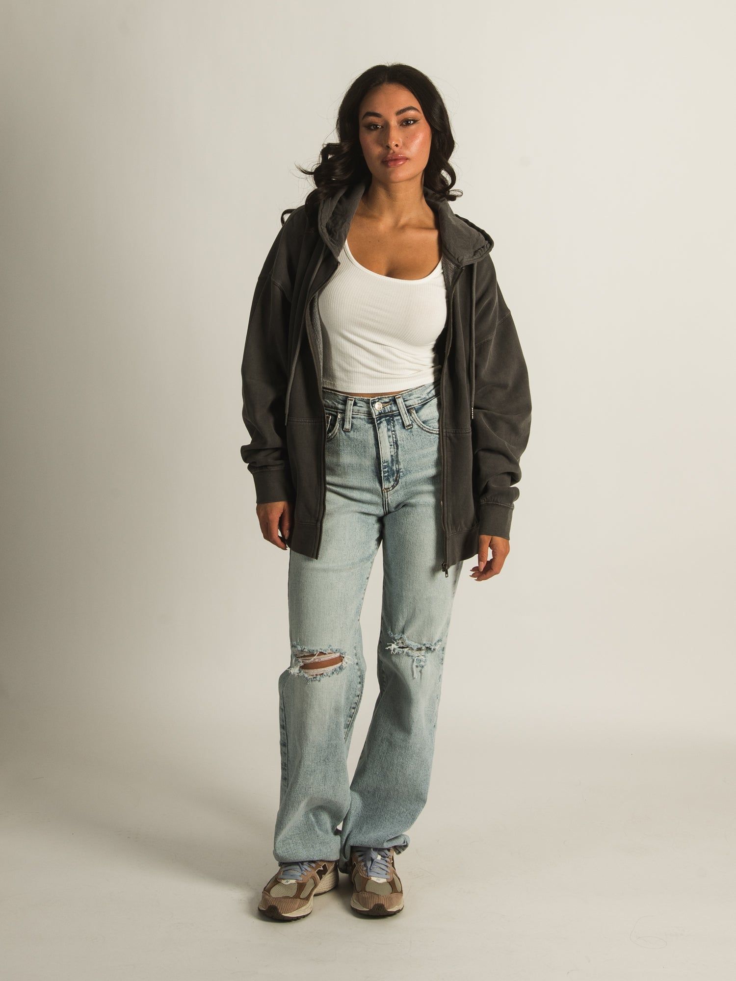 HARLOW MARIAH OVERSIZED ZIP HOODIE sold by Harlow product image thumbnail 2