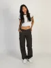 HARLOW LOW RISE CARGO PANT - CHARCOAL sold by Harlow