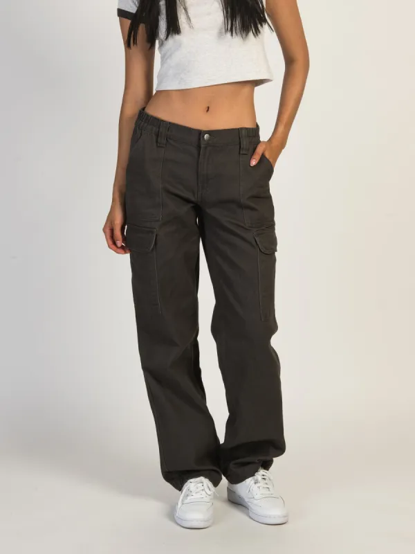 HARLOW LOW RISE CARGO PANT - CHARCOAL sold by Harlow
