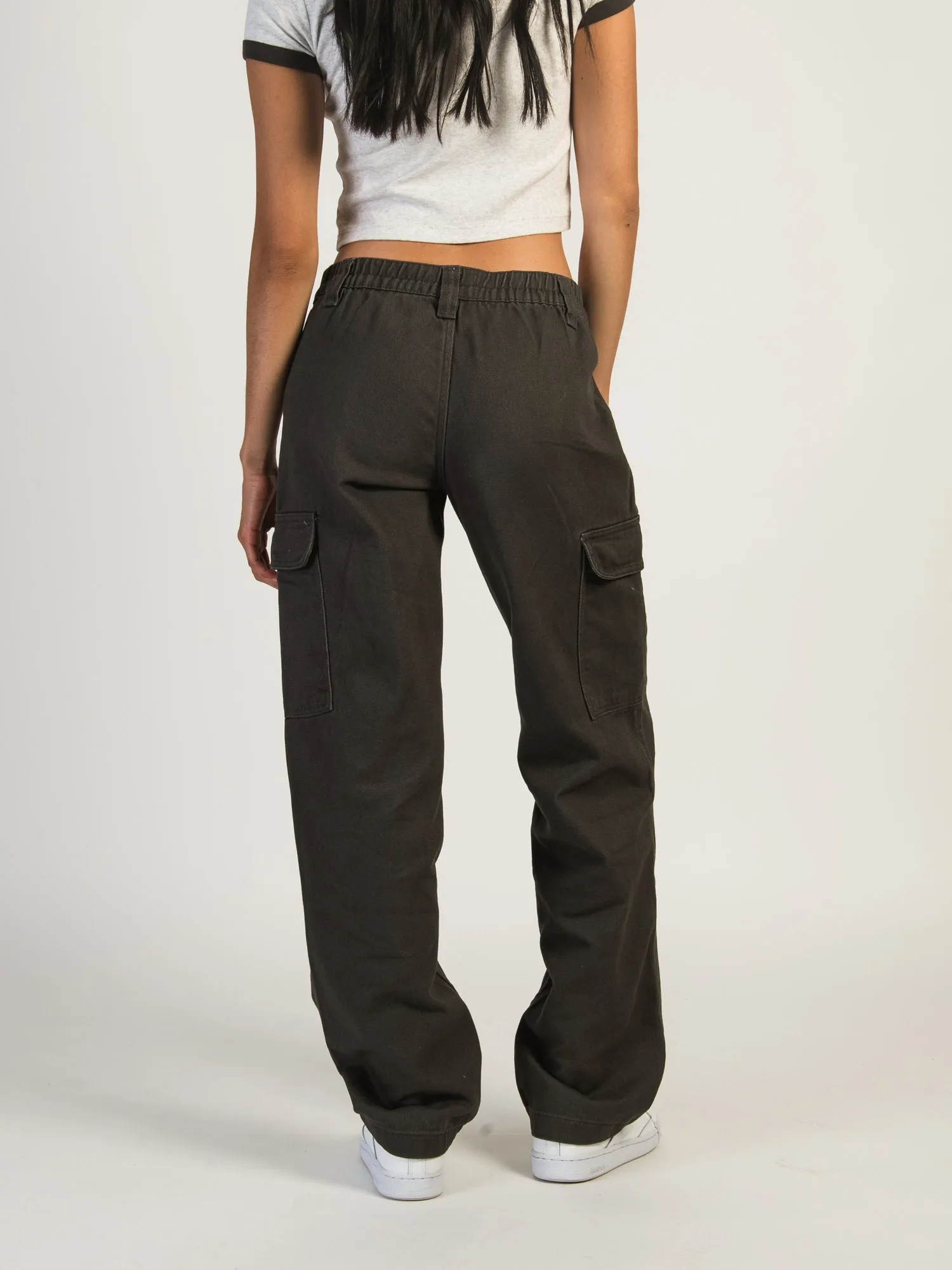 HARLOW LOW RISE CARGO PANT - CHARCOAL sold by Harlow product image thumbnail 4