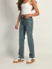 HARLOW MID-RISE STRAIGHT JEAN - MID WASH sold by Harlow