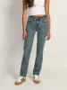 HARLOW MID-RISE STRAIGHT JEAN - MID WASH sold by Harlow