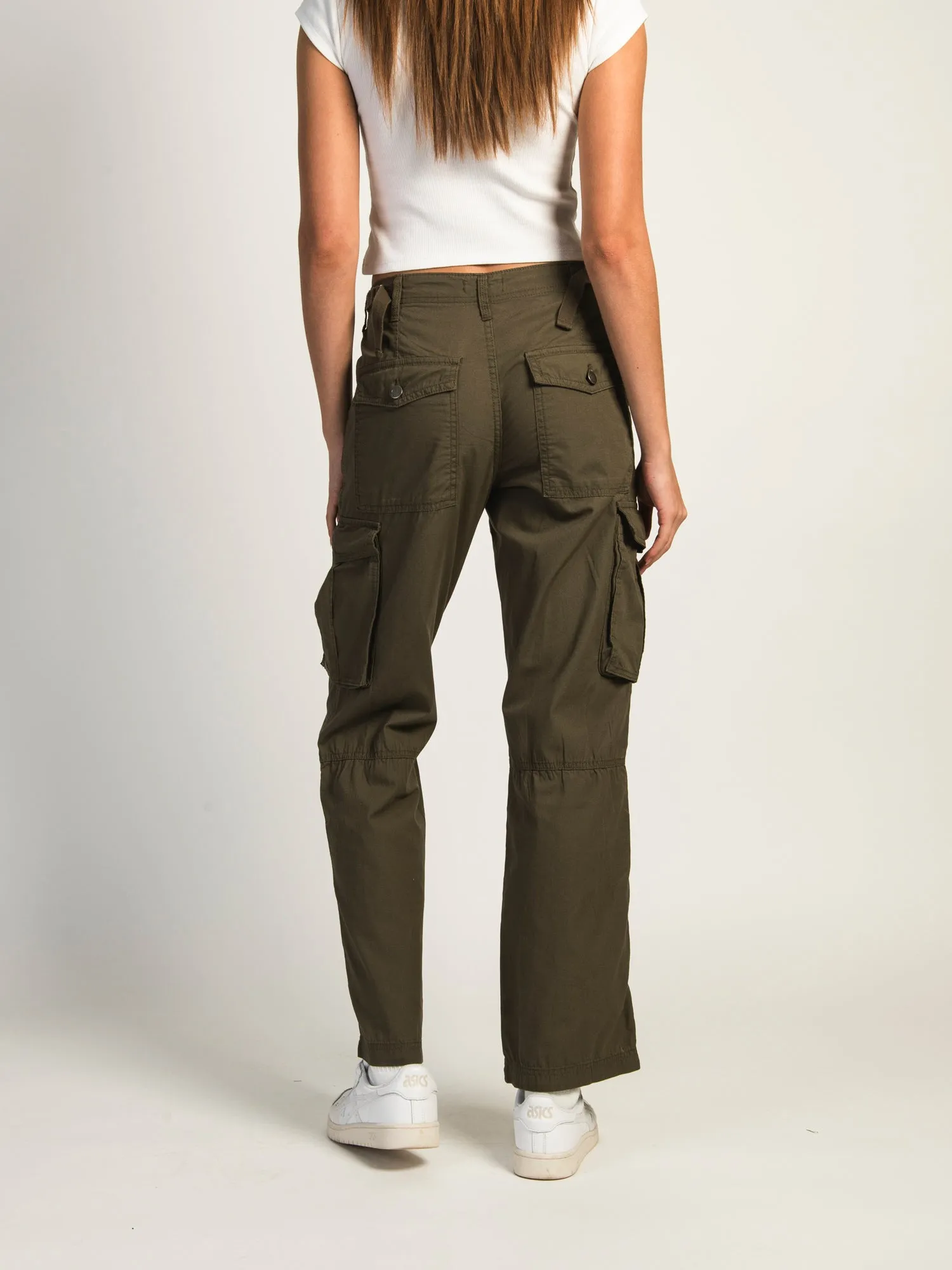 HARLOW PAIGE CARGO PANT - ARMY GREEN sold by Harlow product image thumbnail 4