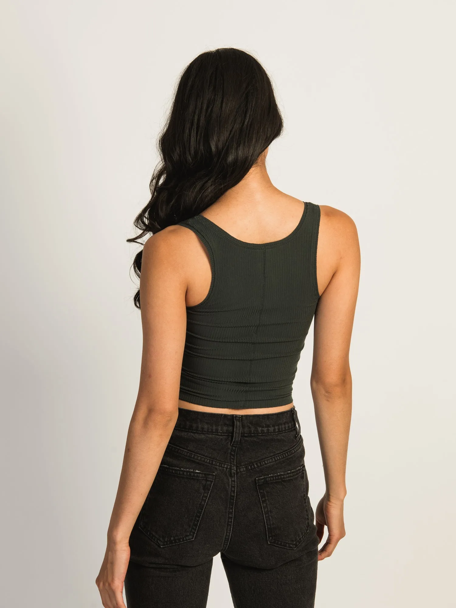 HARLOW ESSENTIAL LUXE TANK TOP - FOREST sold by Harlow product image thumbnail 3