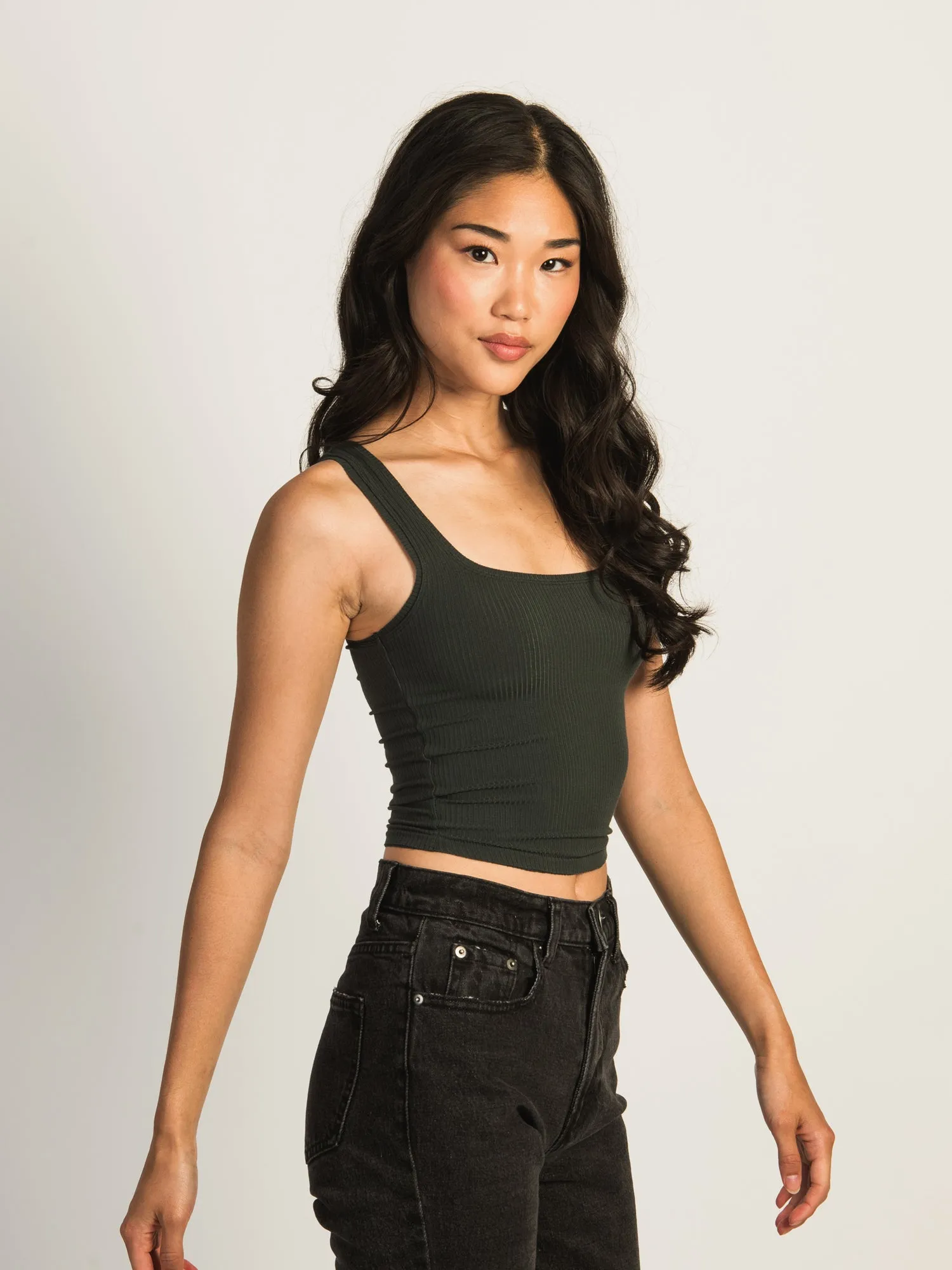 HARLOW ESSENTIAL LUXE TANK TOP - FOREST sold by Harlow product image thumbnail 2