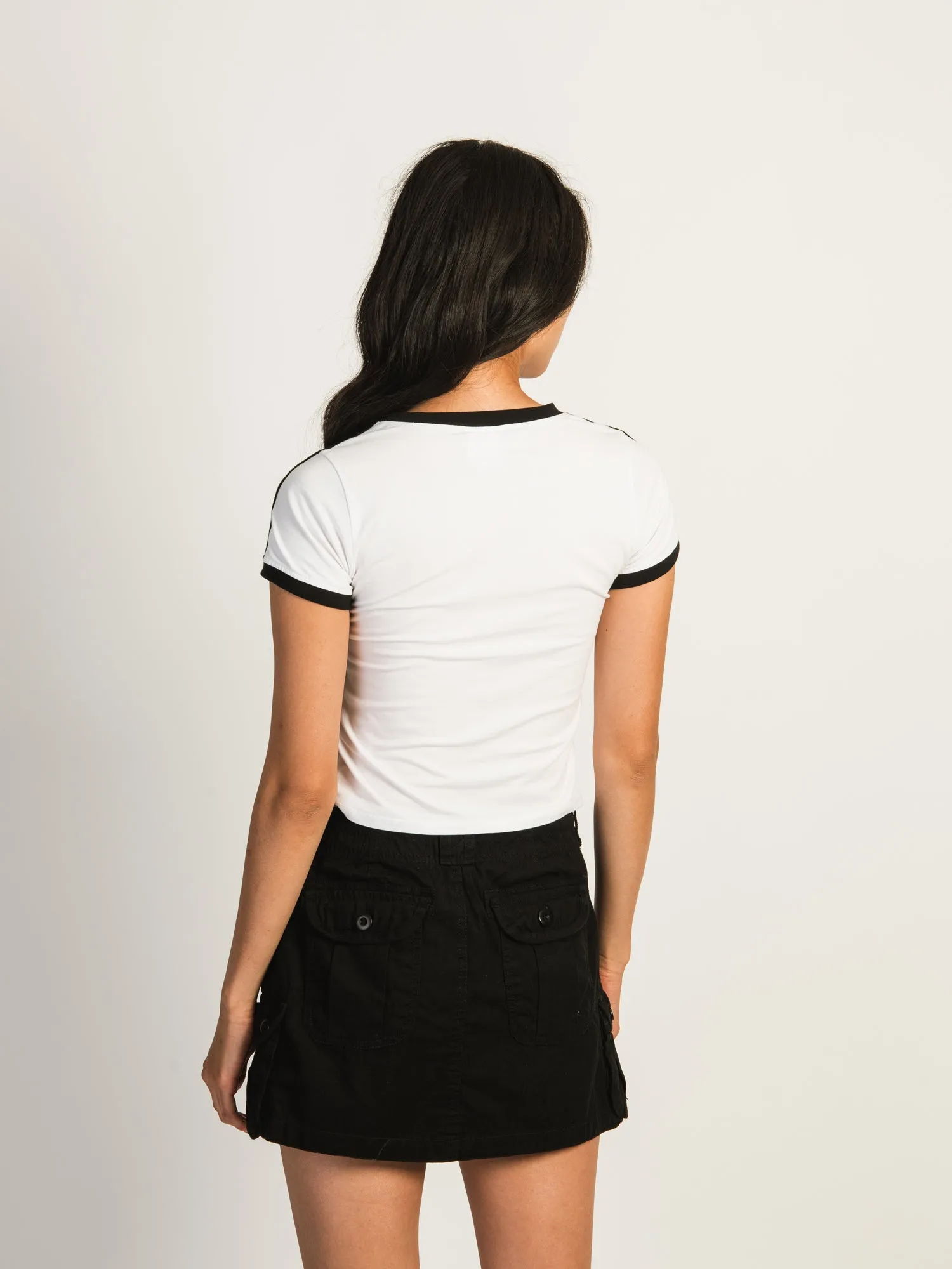 HARLOW MIA TEE - WHITE/BLACK sold by Harlow product image thumbnail 4