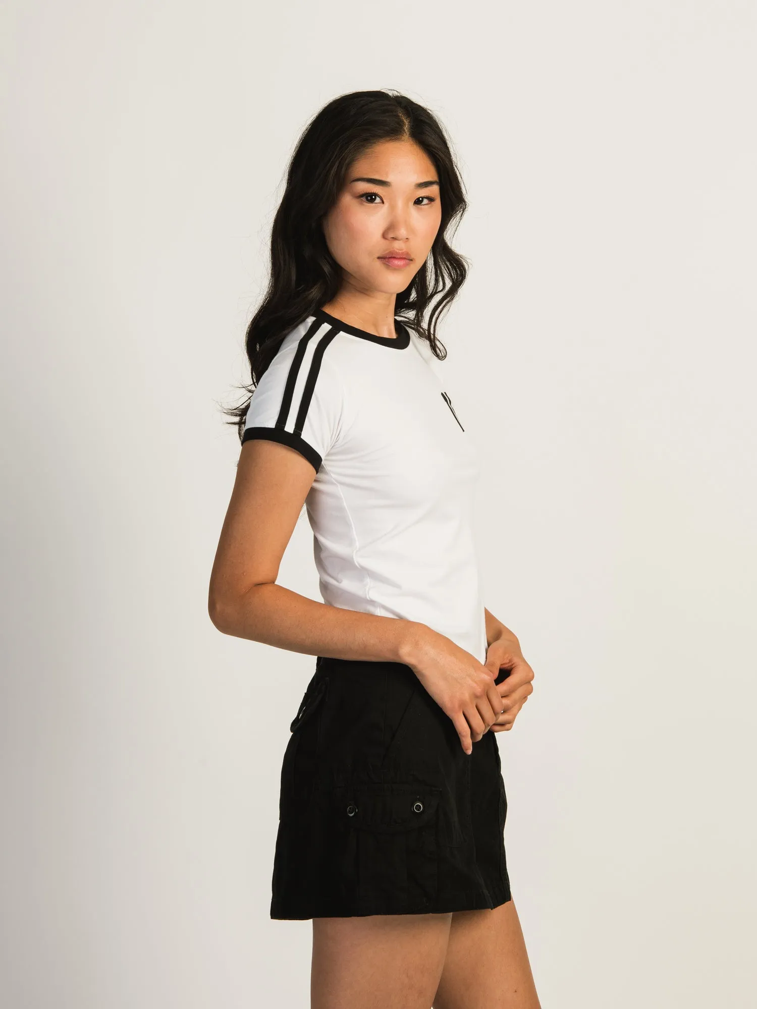 HARLOW MIA TEE - WHITE/BLACK sold by Harlow product image thumbnail 3