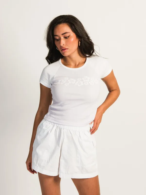 HARLOW BLAIR RAGLAN TEE - BABY LILAC sold by Harlow