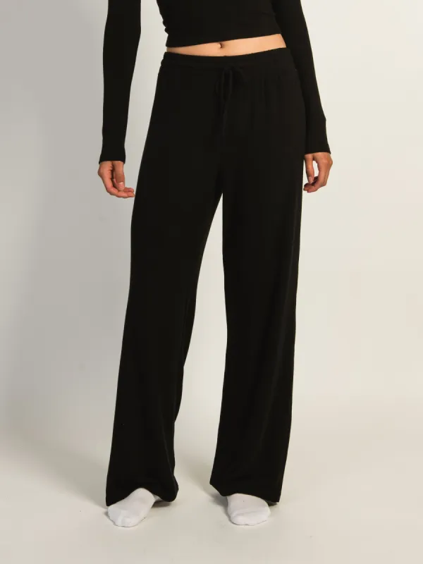 HARLOW MOLLY LOUNGE PANT - BLACK sold by Harlow