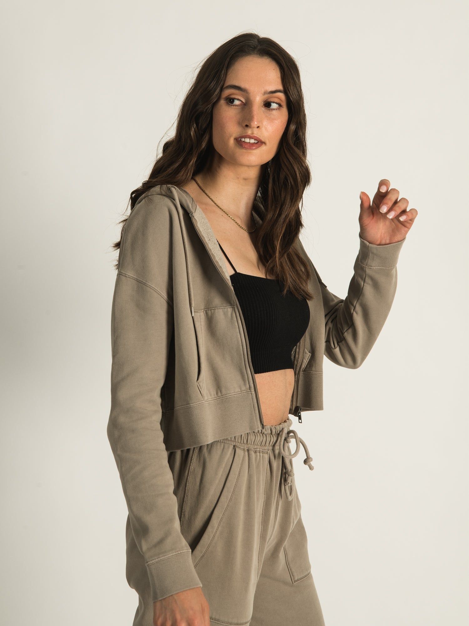 HARLOW JOSIE ZIP UP HOODIE sold by Harlow product image thumbnail 3