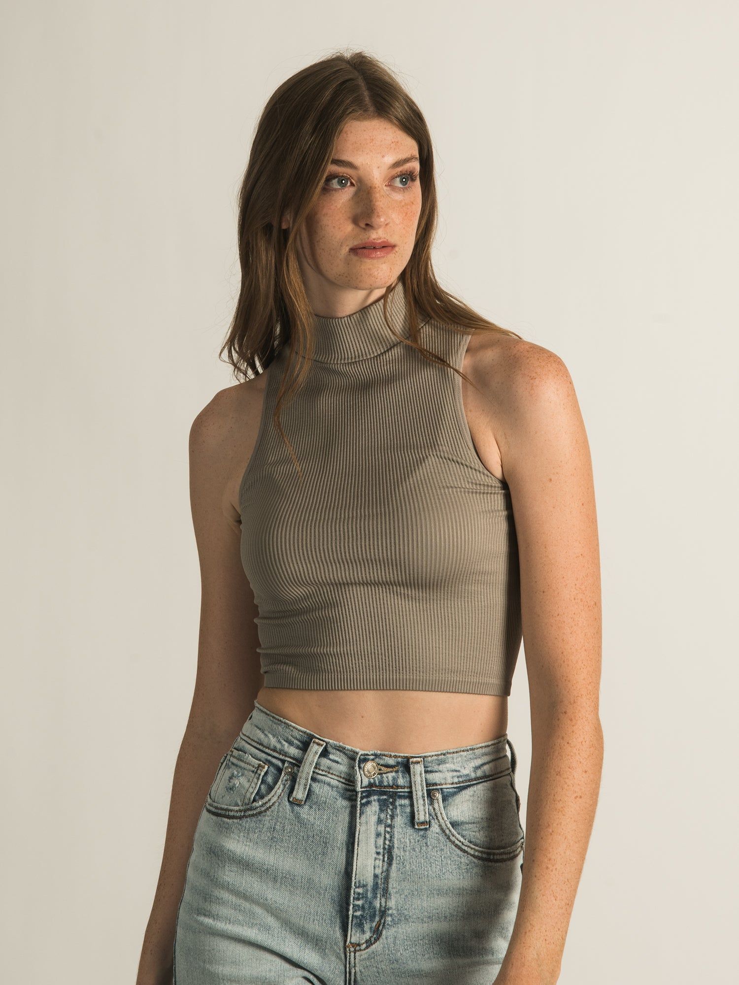 HARLOW MOCK SLEEVELESS TANK TOP sold by Harlow product image thumbnail 2