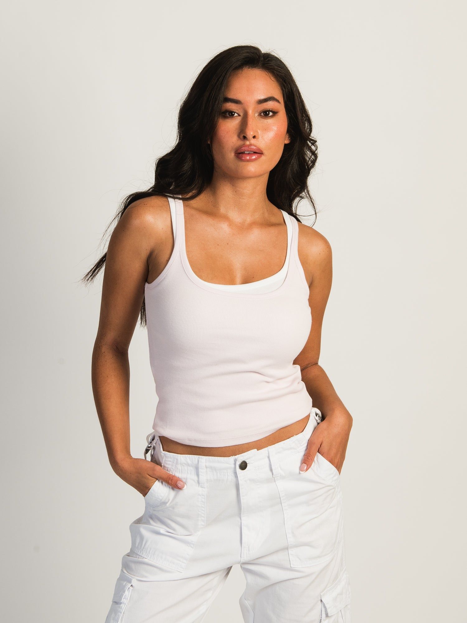 HARLOW SARAH TANK - BABY PINK sold by Harlow