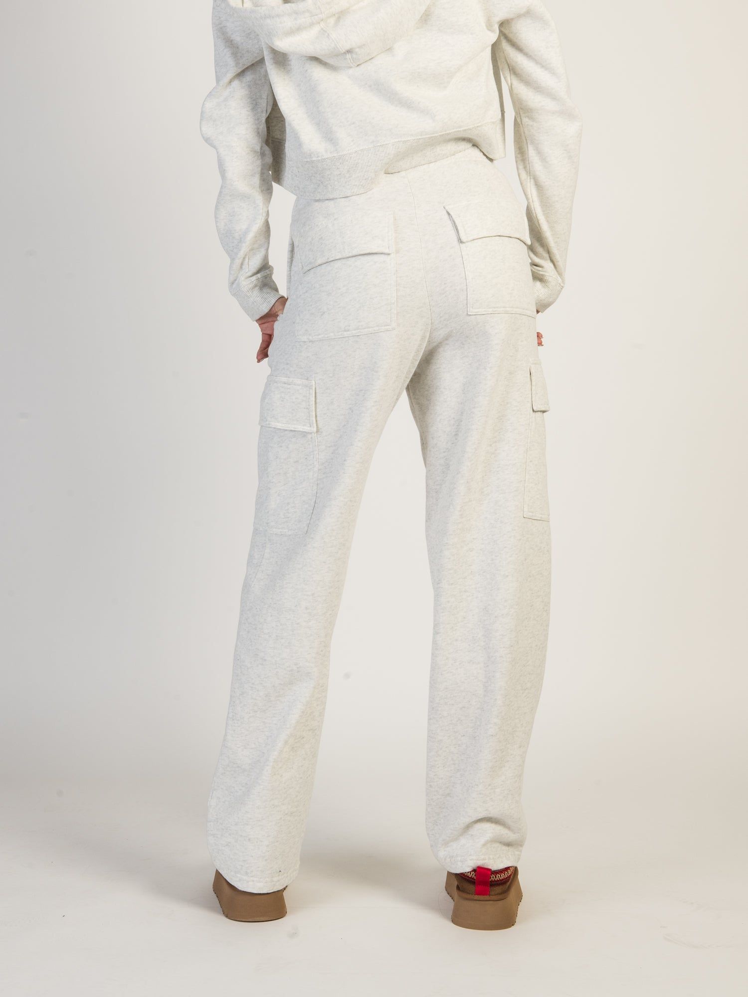 HARLOW ANDI CARGO SWEATPANTS - CLOUD sold by Harlow product image thumbnail 5