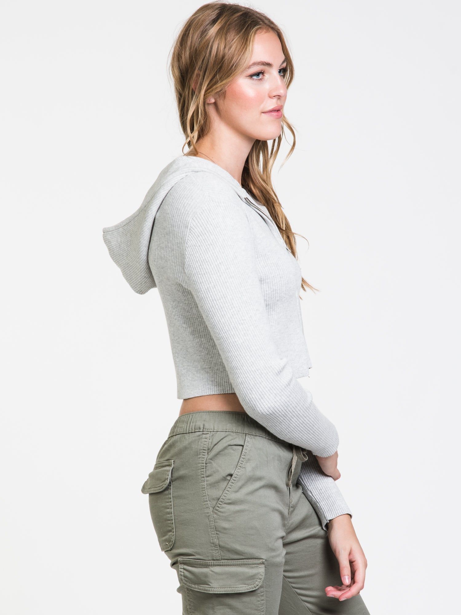 HARLOW CHARLIE ZIP UP HOODIE sold by Harlow product image thumbnail 3